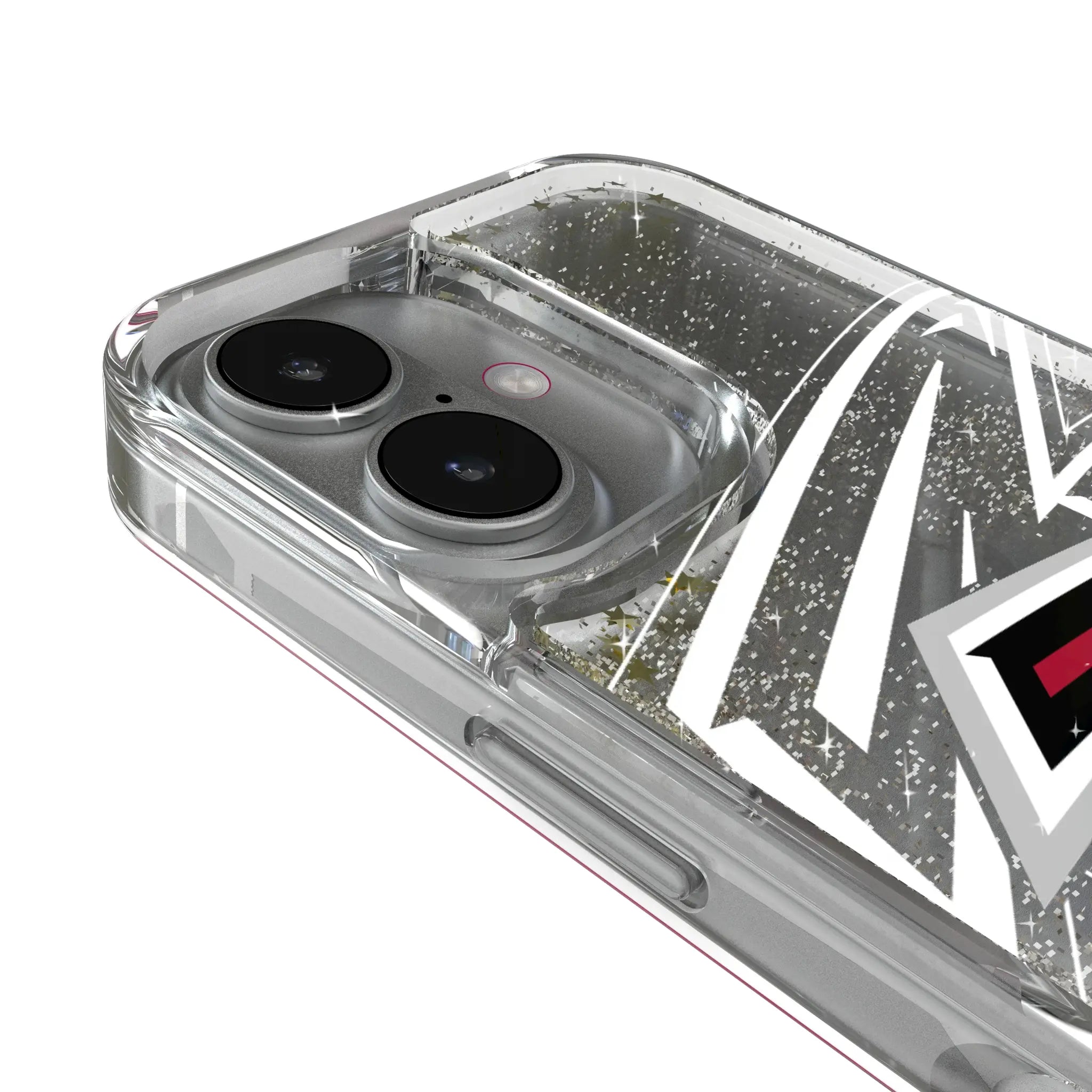 Atlanta Falcons Personalized Tilt iPhone Glitter Phone Case for Apple iPhone - Detail
