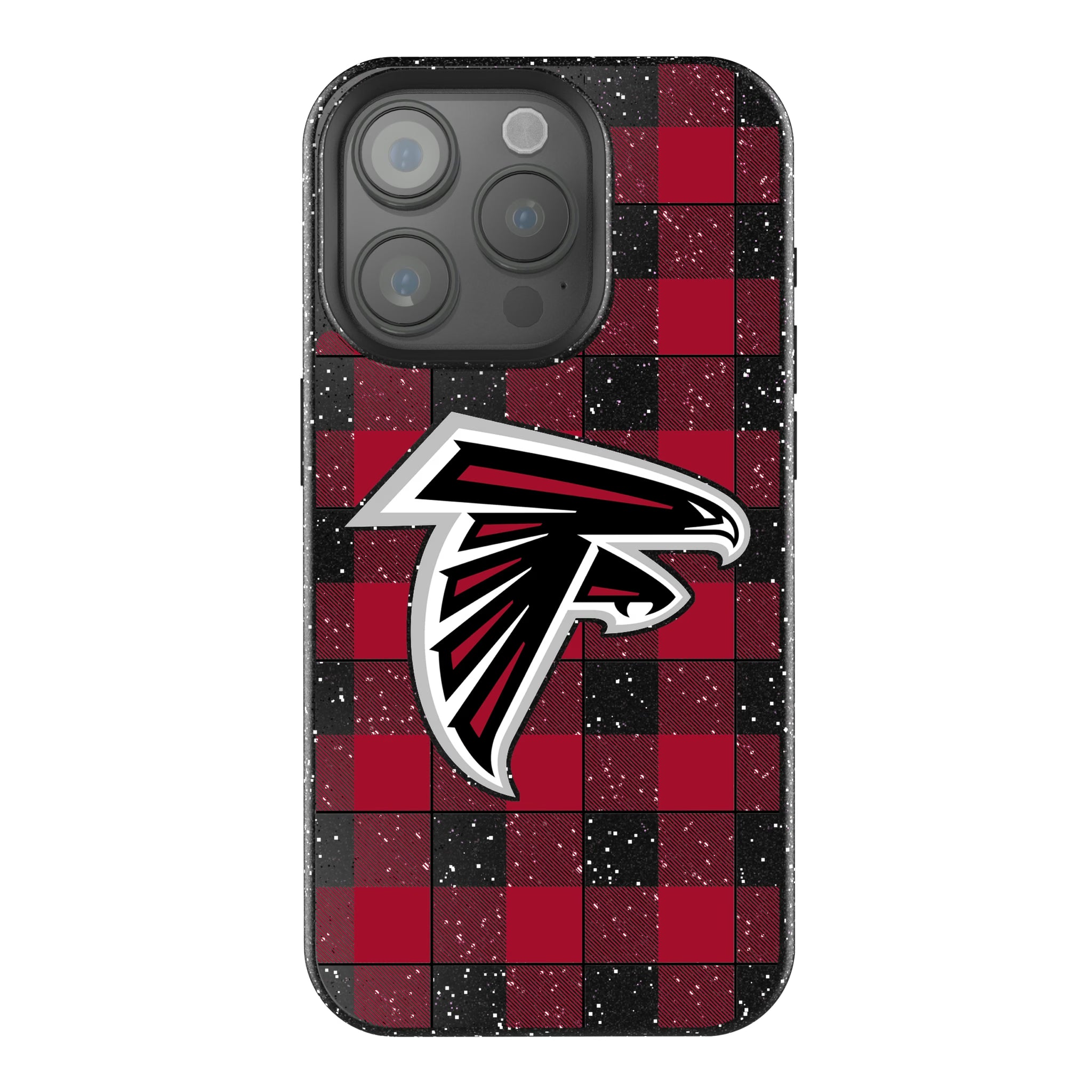 Atlanta Falcons Plaid iPhone Bling Phone Case for Apple iPhone