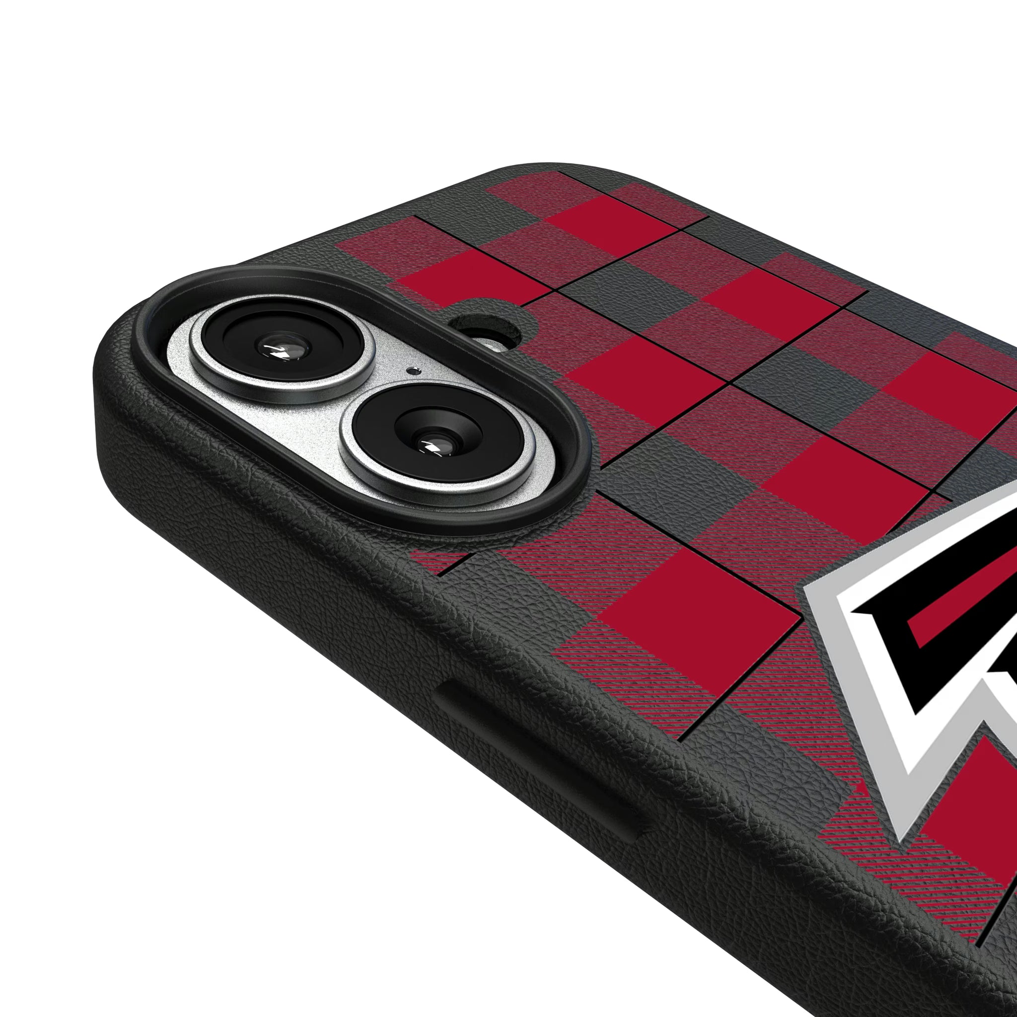 Atlanta Falcons Plaid iPhone MagSafe Compatible Phone Case for Apple iPhone - Detail#Device_iPhone 17