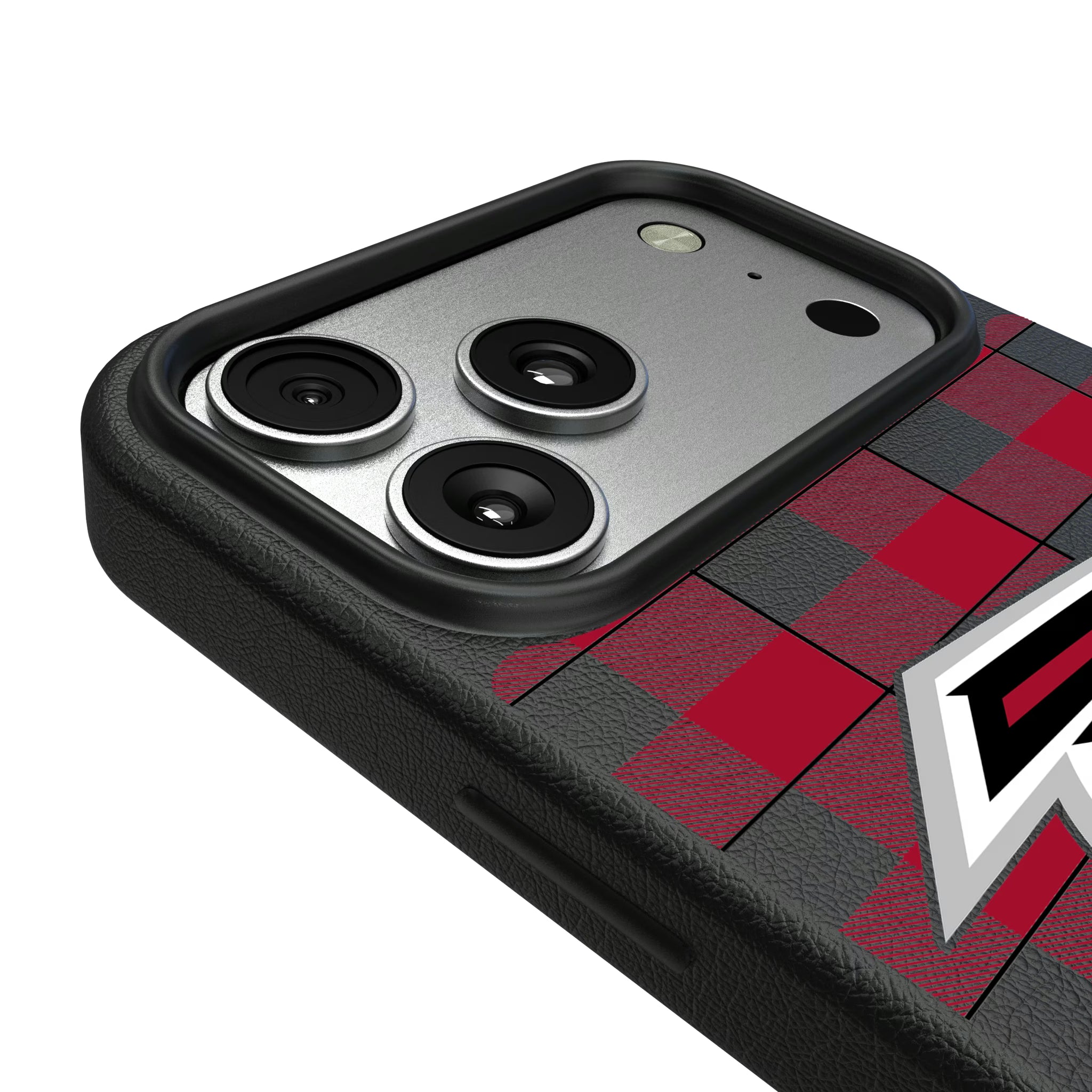 Atlanta Falcons Plaid iPhone MagSafe Compatible Phone Case for Apple iPhone - Detail#Device_iPhone 17 Pro Max