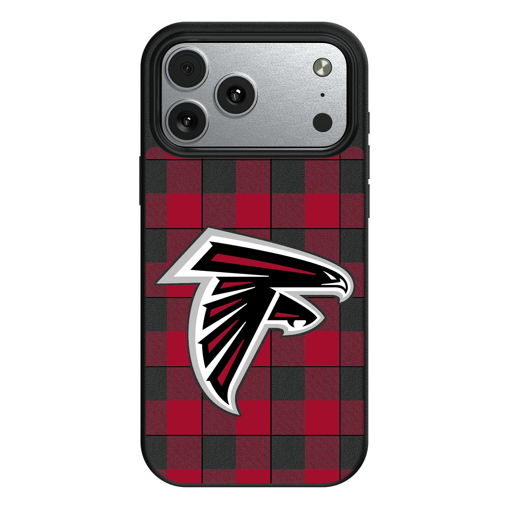 Atlanta Falcons Plaid iPhone MagSafe Compatible Phone Case for Apple iPhone#Device_iPhone 17 Pro Max
