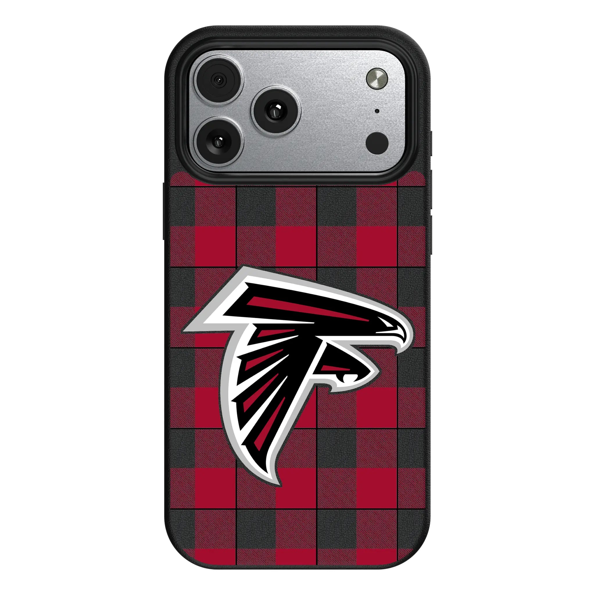 Atlanta Falcons Plaid iPhone MagSafe Compatible Phone Case for Apple iPhone#Device_iPhone 17 Pro Max
