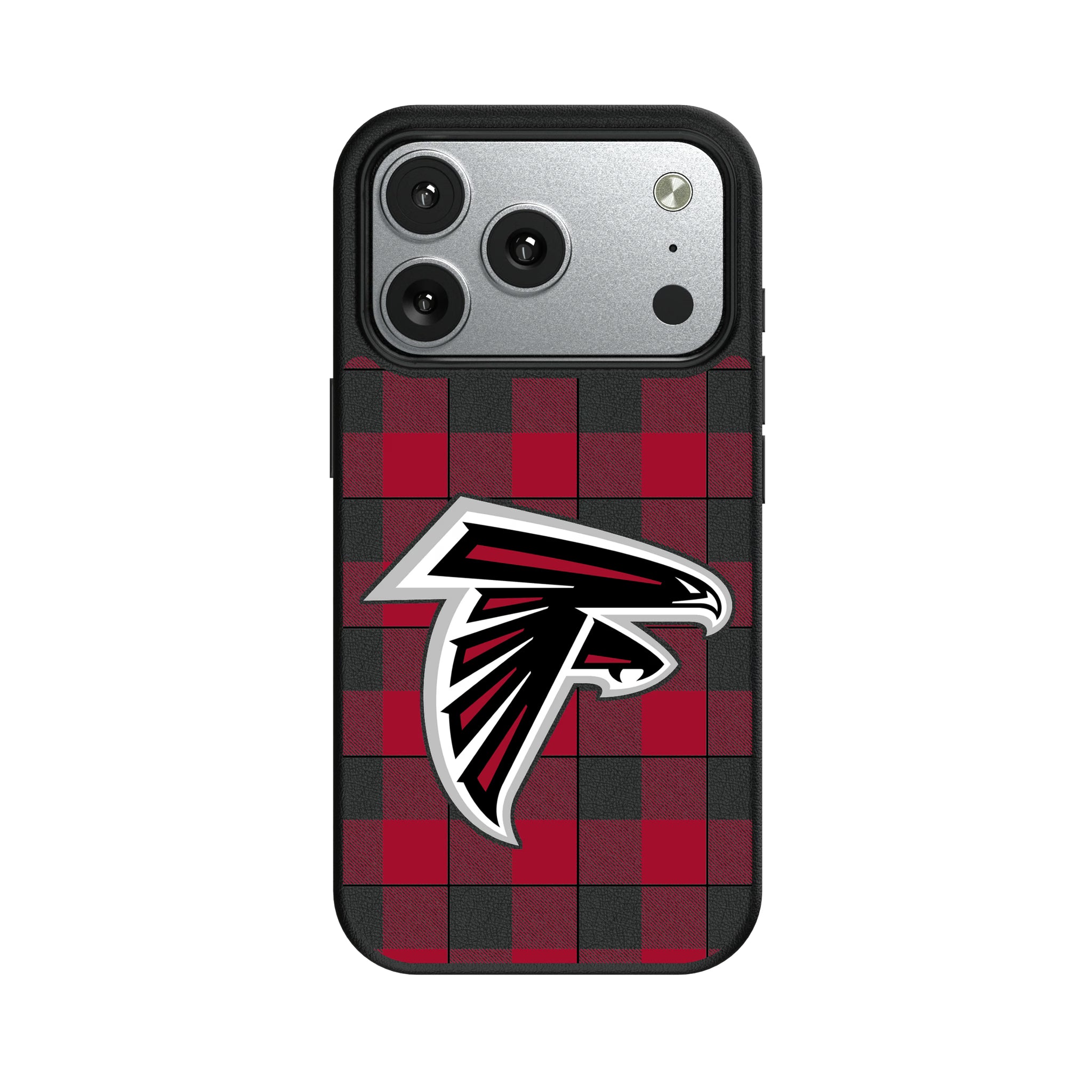 Atlanta Falcons Plaid iPhone MagSafe Compatible Phone Case for Apple iPhone#Device_iPhone 17 Pro