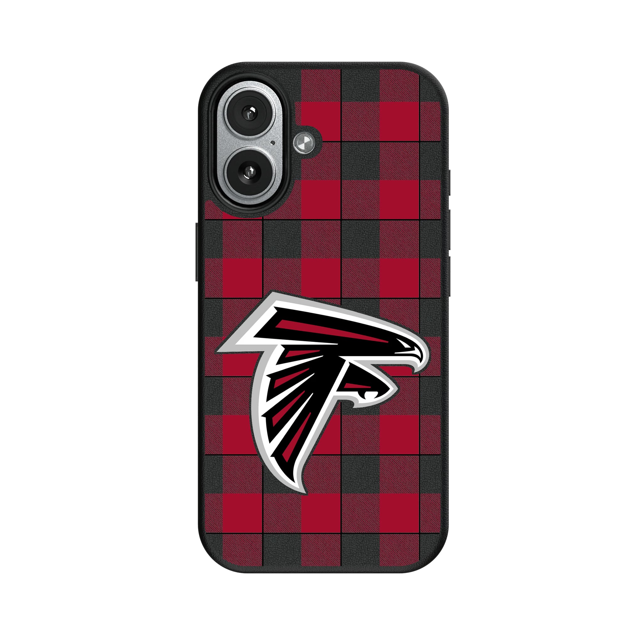 Atlanta Falcons Plaid iPhone MagSafe Compatible Phone Case for Apple iPhone#Device_iPhone 17