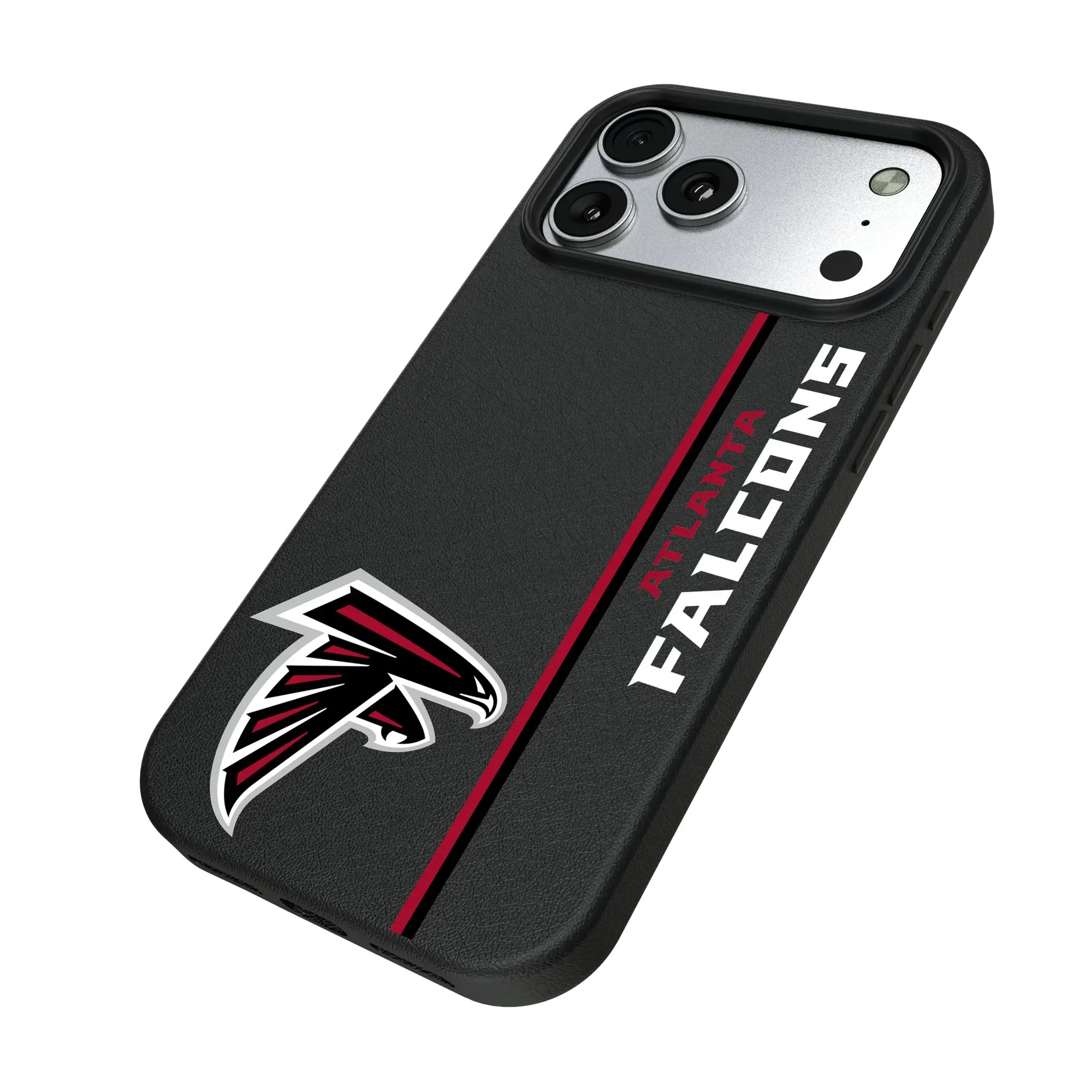 Atlanta Falcons Sidebar iPhone MagSafe Compatible Phone Case for Apple iPhone - Isometric View#Device_iPhone 17 Pro Max