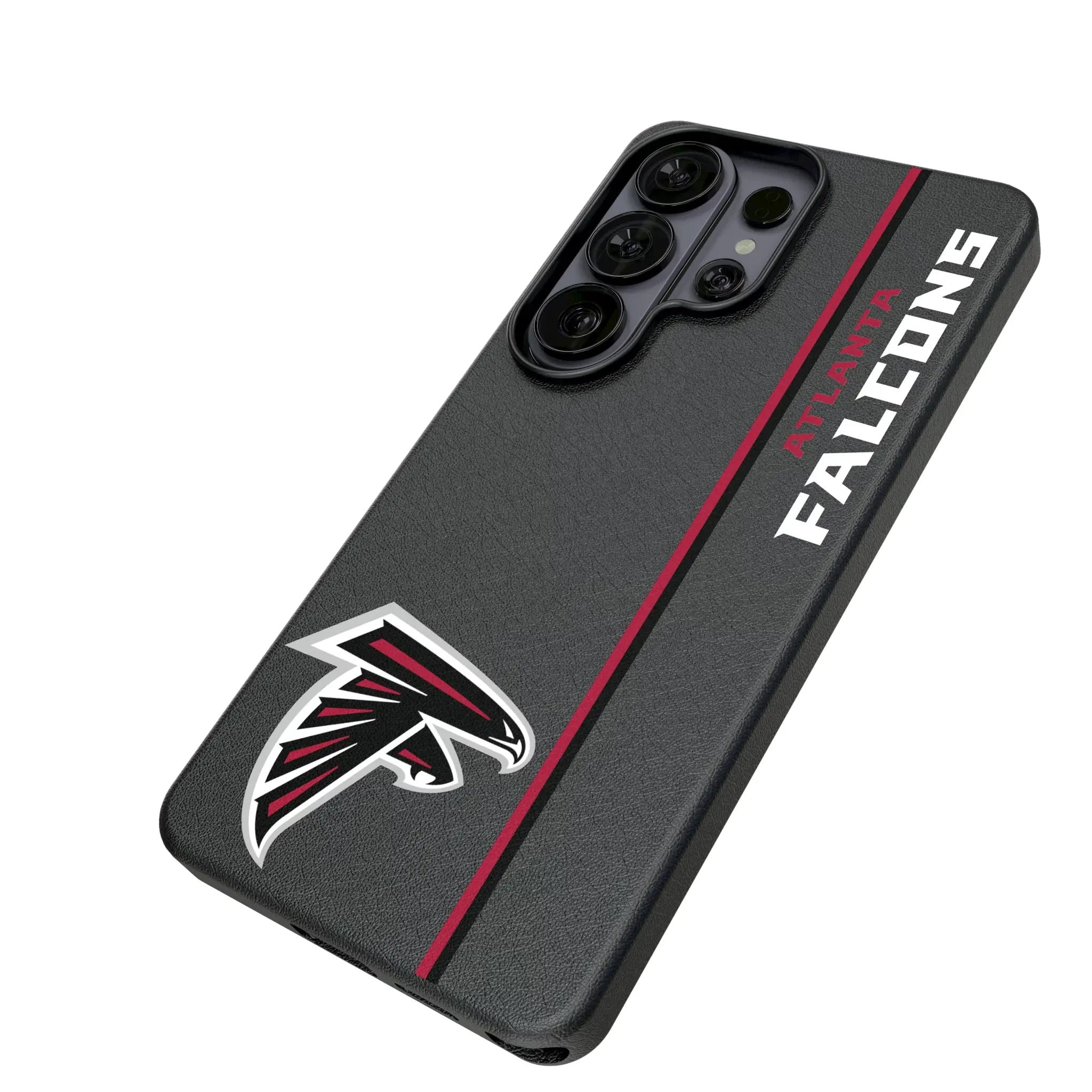 Atlanta Falcons Sidebar Galaxy MagSafe Compatible Phone Case for Samsung Galaxy - Isometric View#Device_Galaxy S26 Ultra