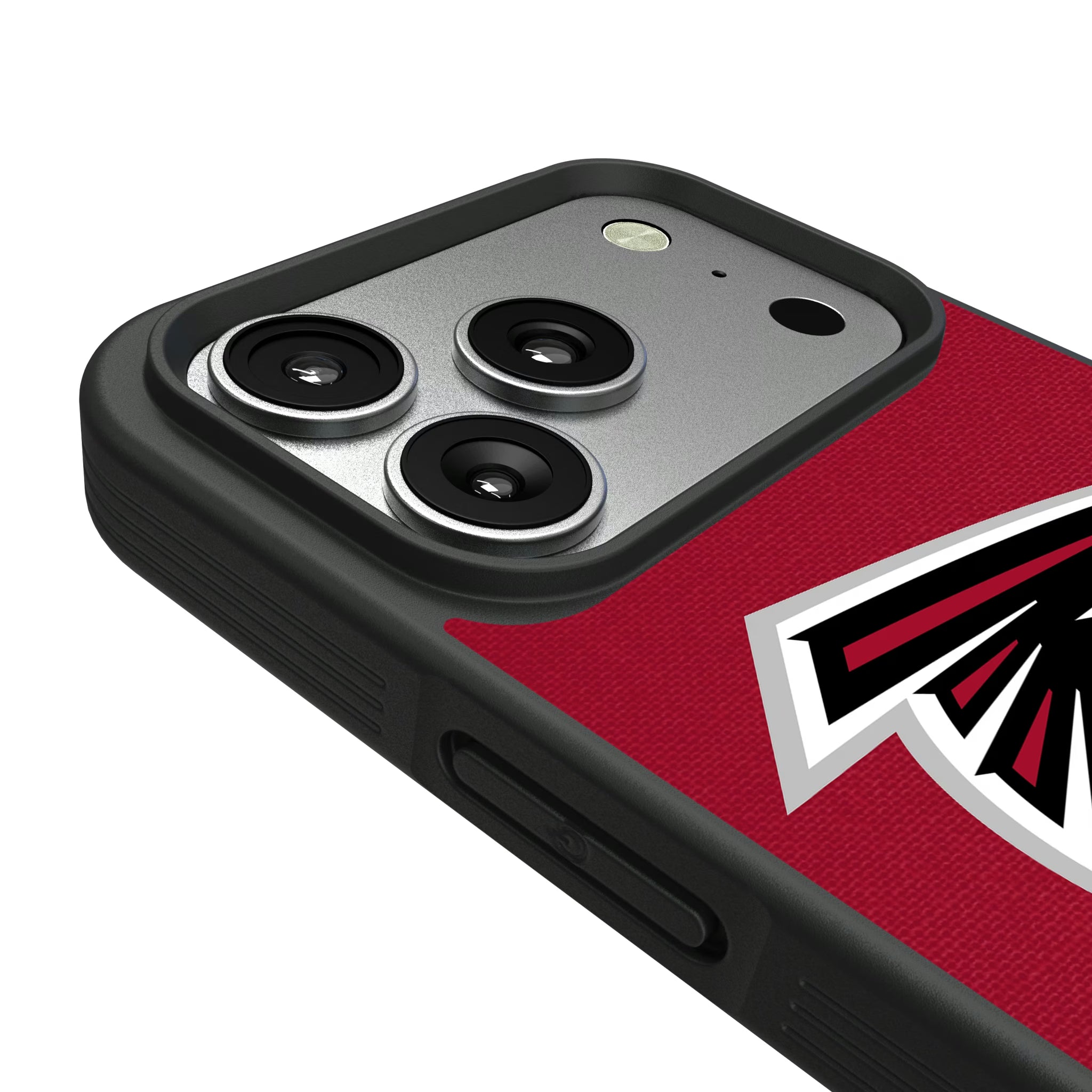 Atlanta Falcons Stripe iPhone Bump Phone Case for Apple iPhone - Detail#Device_iPhone 17 Pro