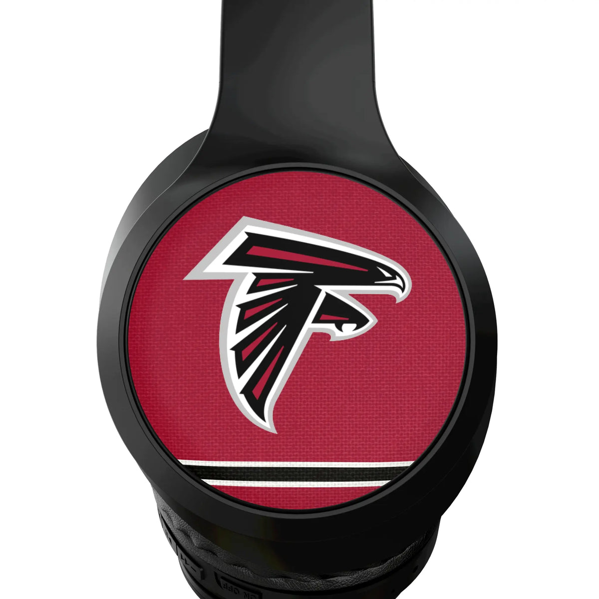 Atlanta Falcons Stripe Wireless Over-Ear Headphones With Case - Detail