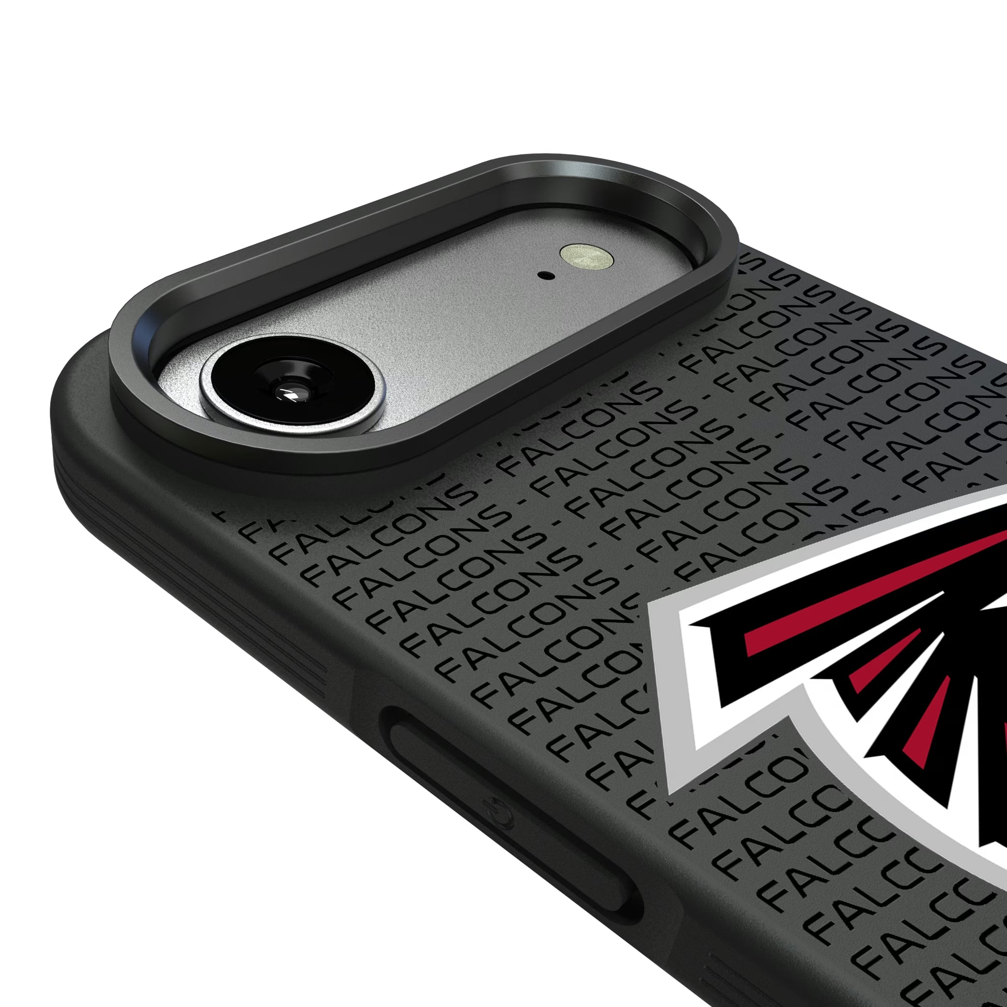 Atlanta Falcons Text Backdrop iPhone Bump Phone Case for Apple iPhone - Detail#Device_iPhone Air