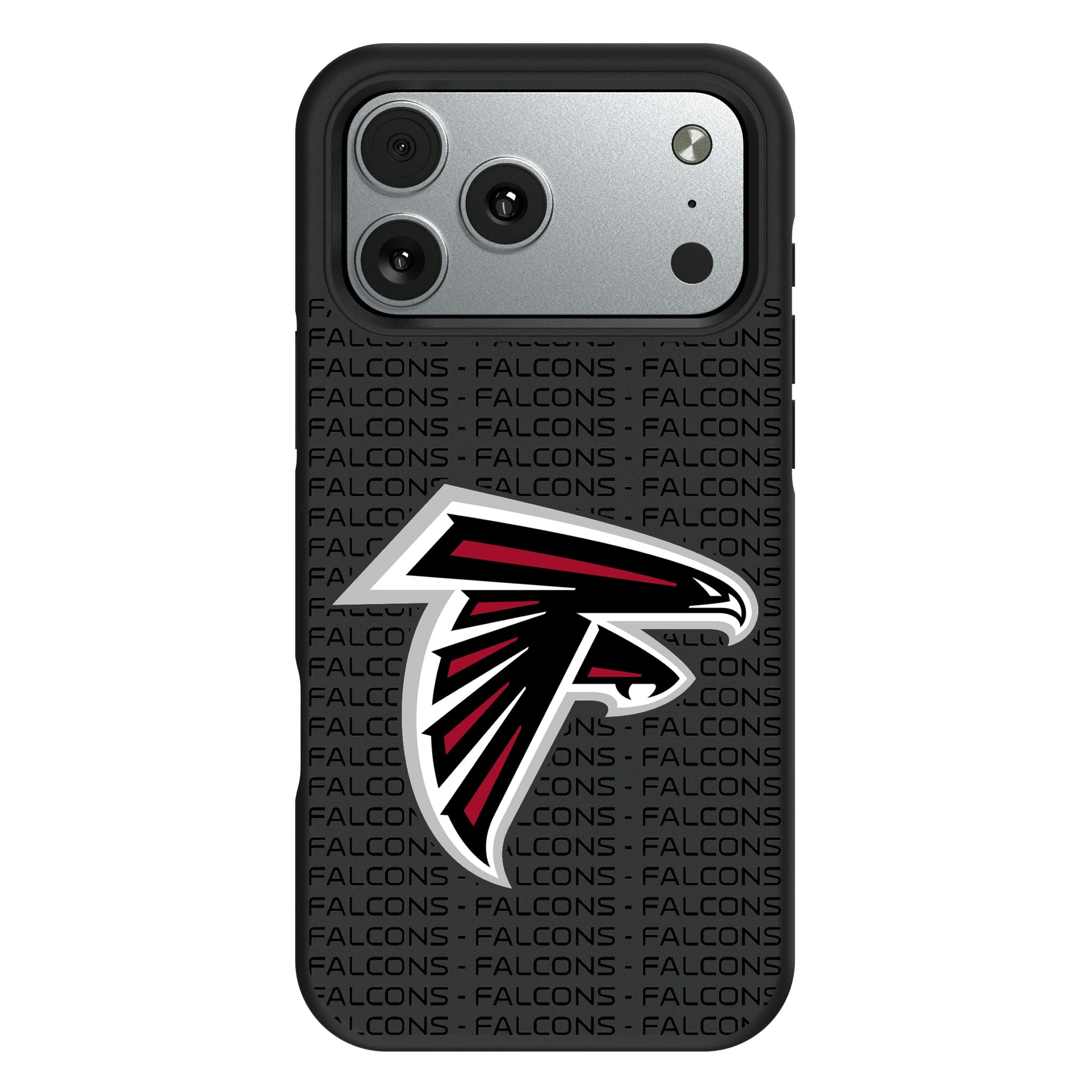 Atlanta Falcons Text Backdrop iPhone Bump Phone Case for Apple iPhone#Device_iPhone 17 Pro Max