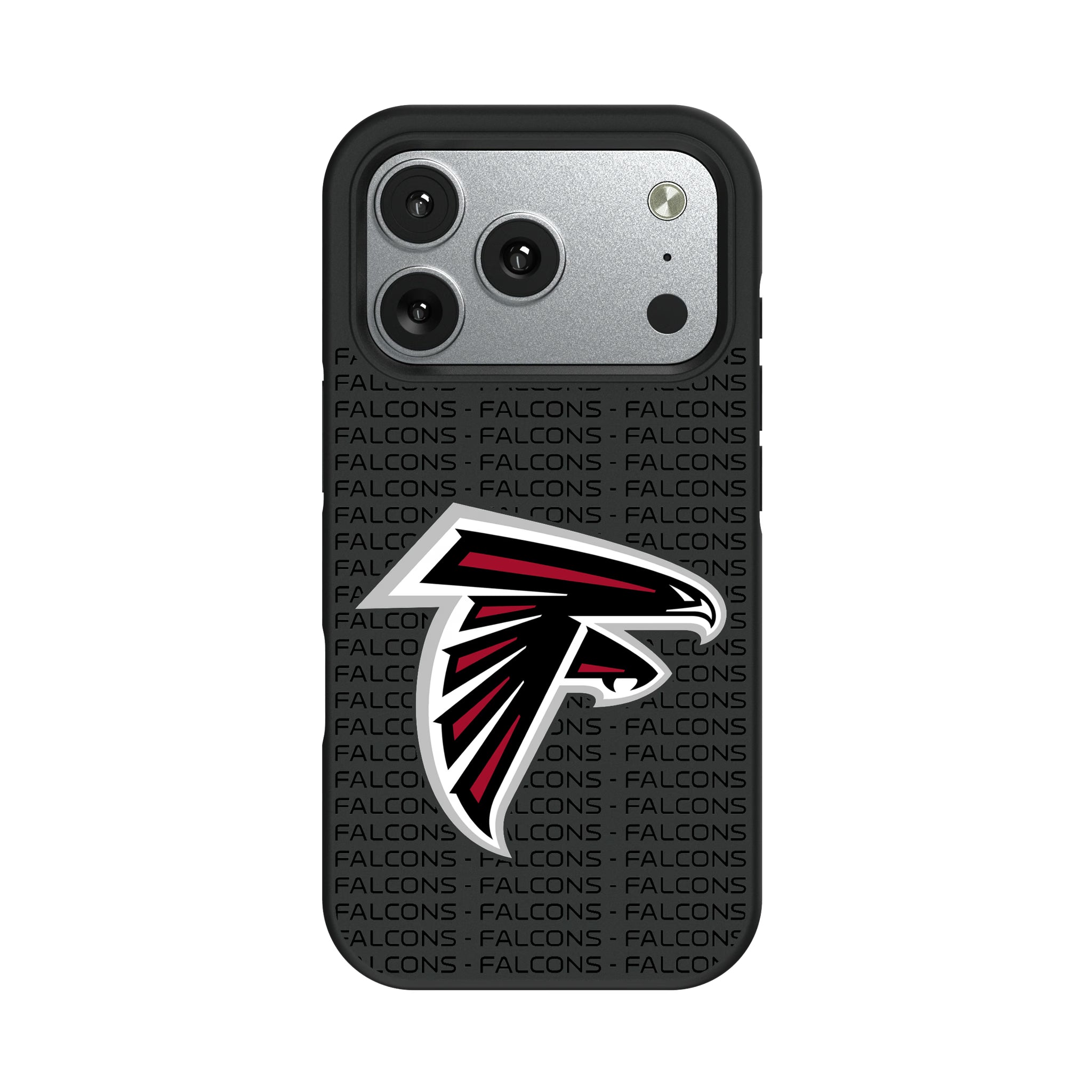 Atlanta Falcons Text Backdrop iPhone Bump Phone Case for Apple iPhone#Device_iPhone 17 Pro