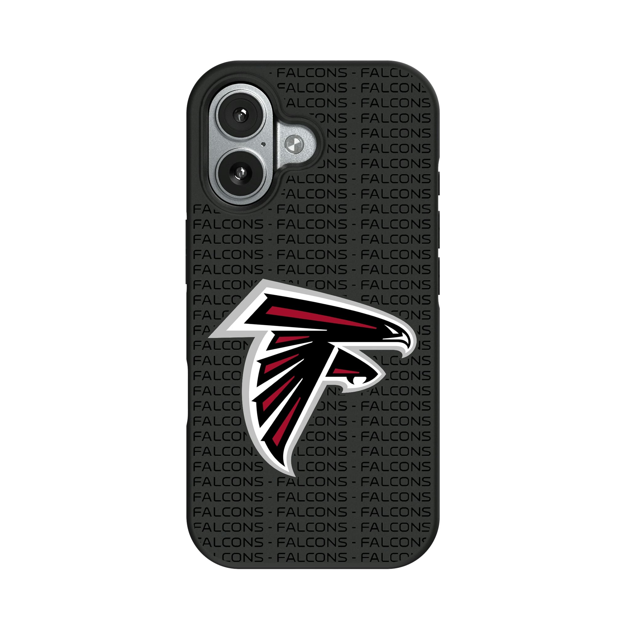 Atlanta Falcons Text Backdrop iPhone Bump Phone Case for Apple iPhone#Device_iPhone 17