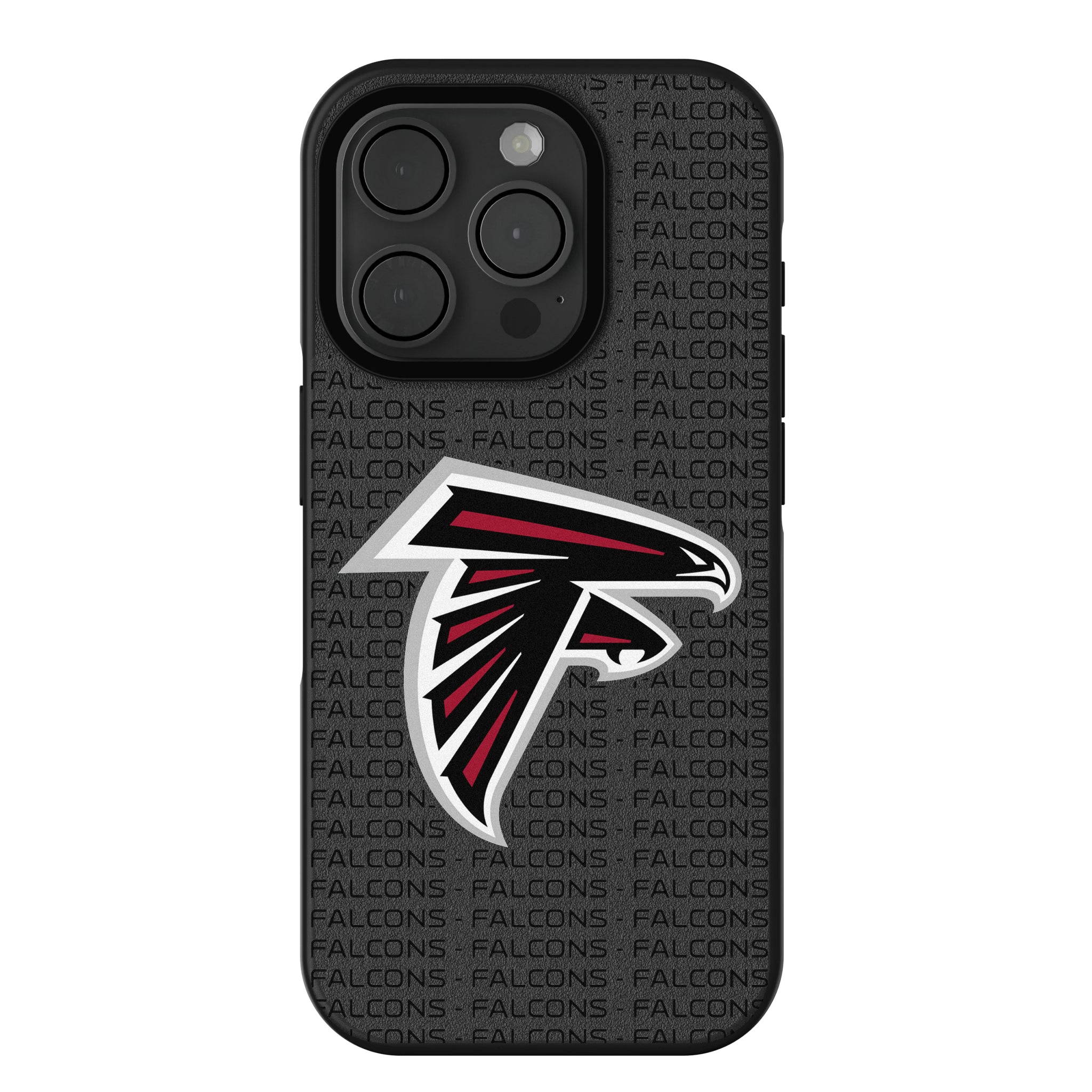 Atlanta Falcons Text Backdrop iPhone Bump Phone Case for Apple iPhone