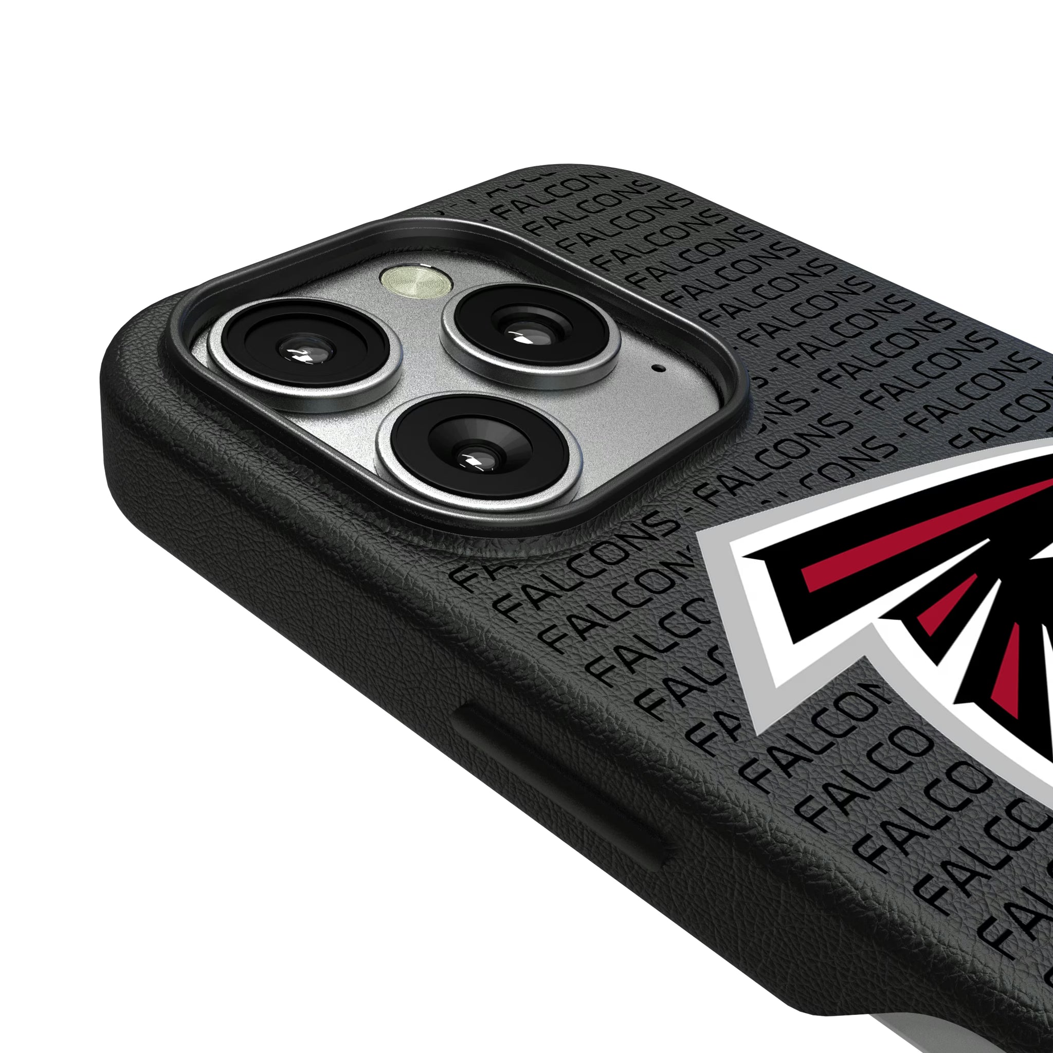Atlanta Falcons Text Backdrop iPhone MagSafe Compatible Phone Case for Apple iPhone - Detail