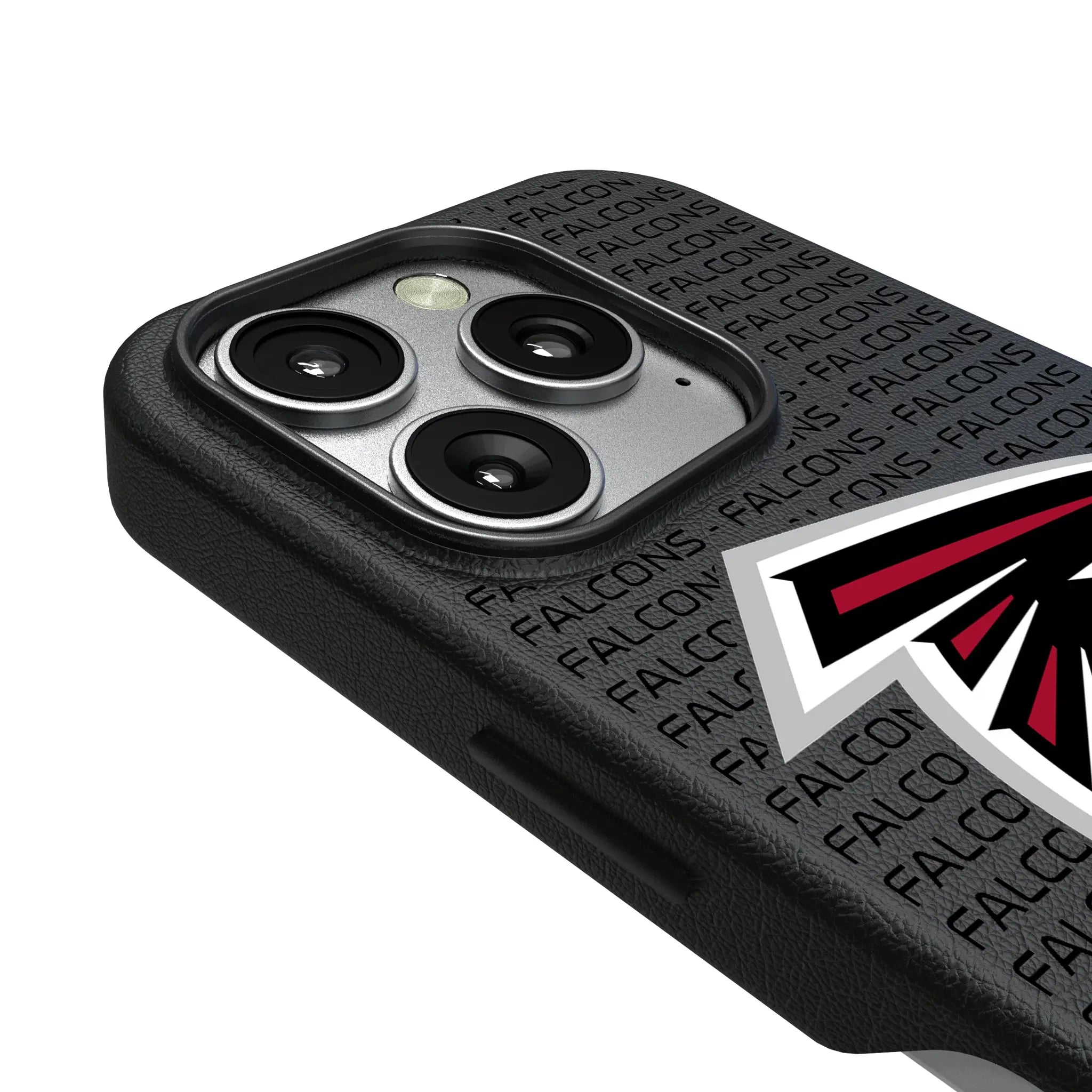Atlanta Falcons Text Backdrop iPhone MagSafe Compatible Phone Case for Apple iPhone - Detail