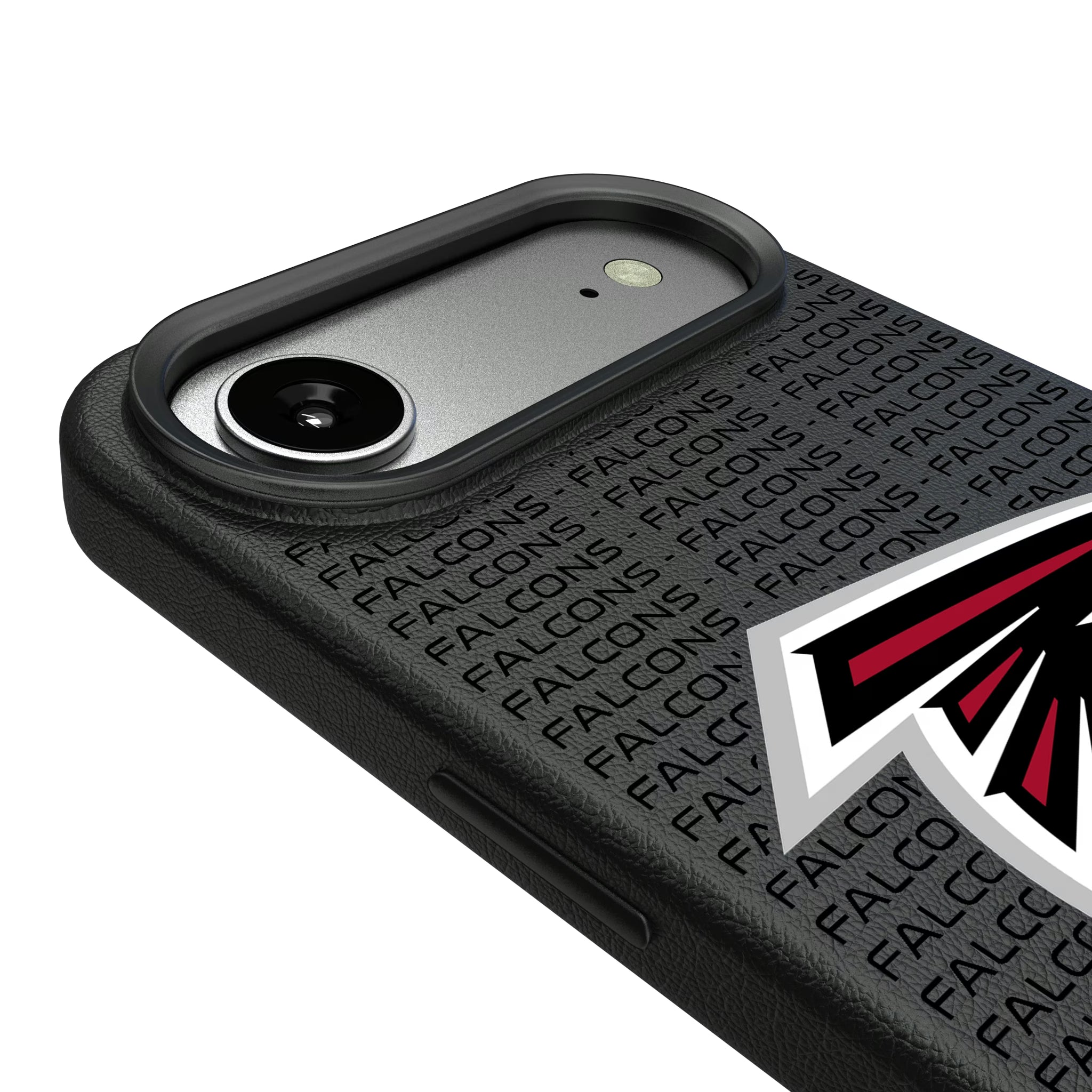 Atlanta Falcons Text Backdrop iPhone MagSafe Compatible Phone Case for Apple iPhone - Detail#Device_iPhone Air