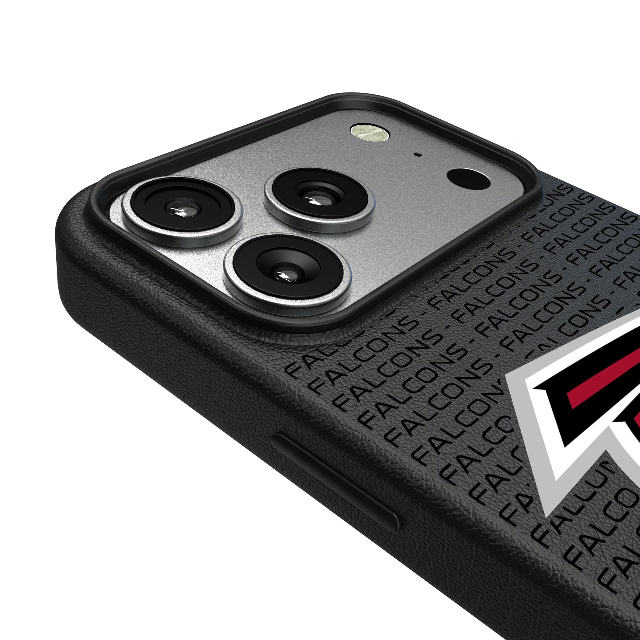 Atlanta Falcons Text Backdrop iPhone MagSafe Compatible Phone Case for Apple iPhone - Detail#Device_iPhone 17 Pro