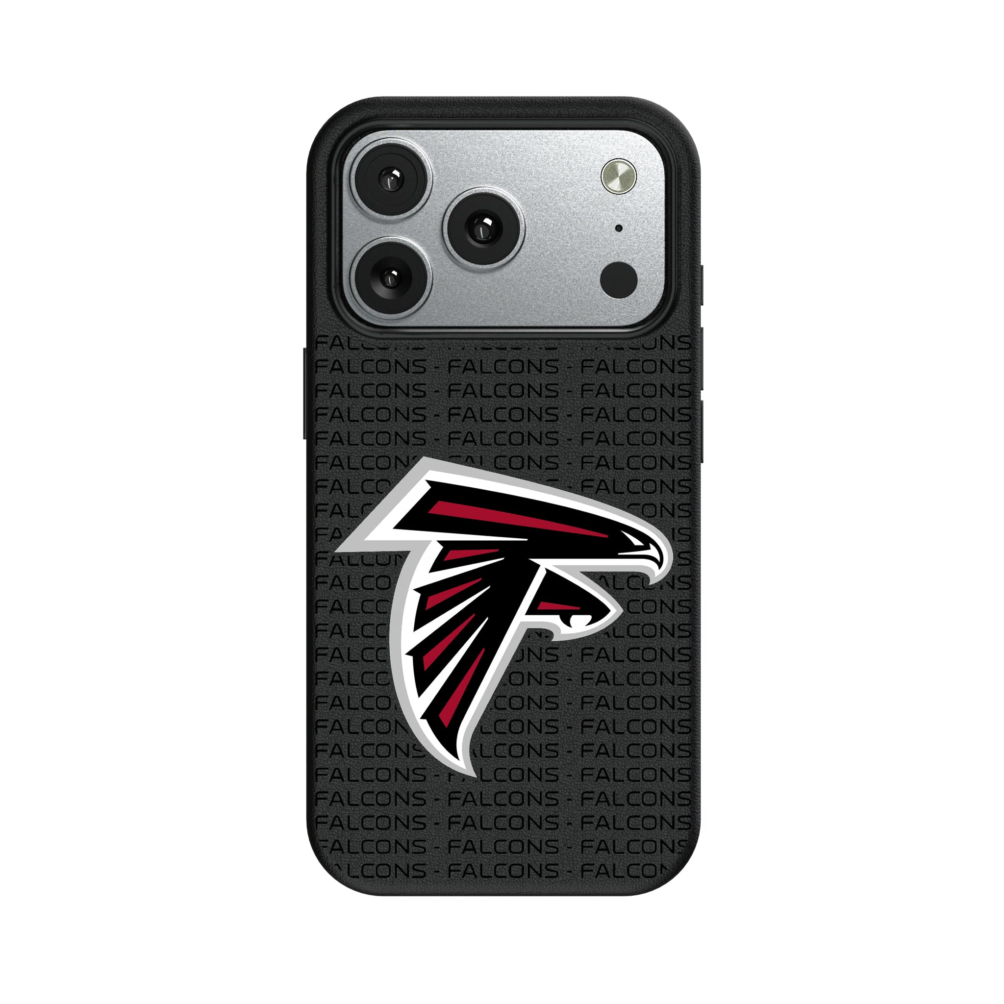 Atlanta Falcons Text Backdrop iPhone MagSafe Compatible Phone Case for Apple iPhone#Device_iPhone 17 Pro