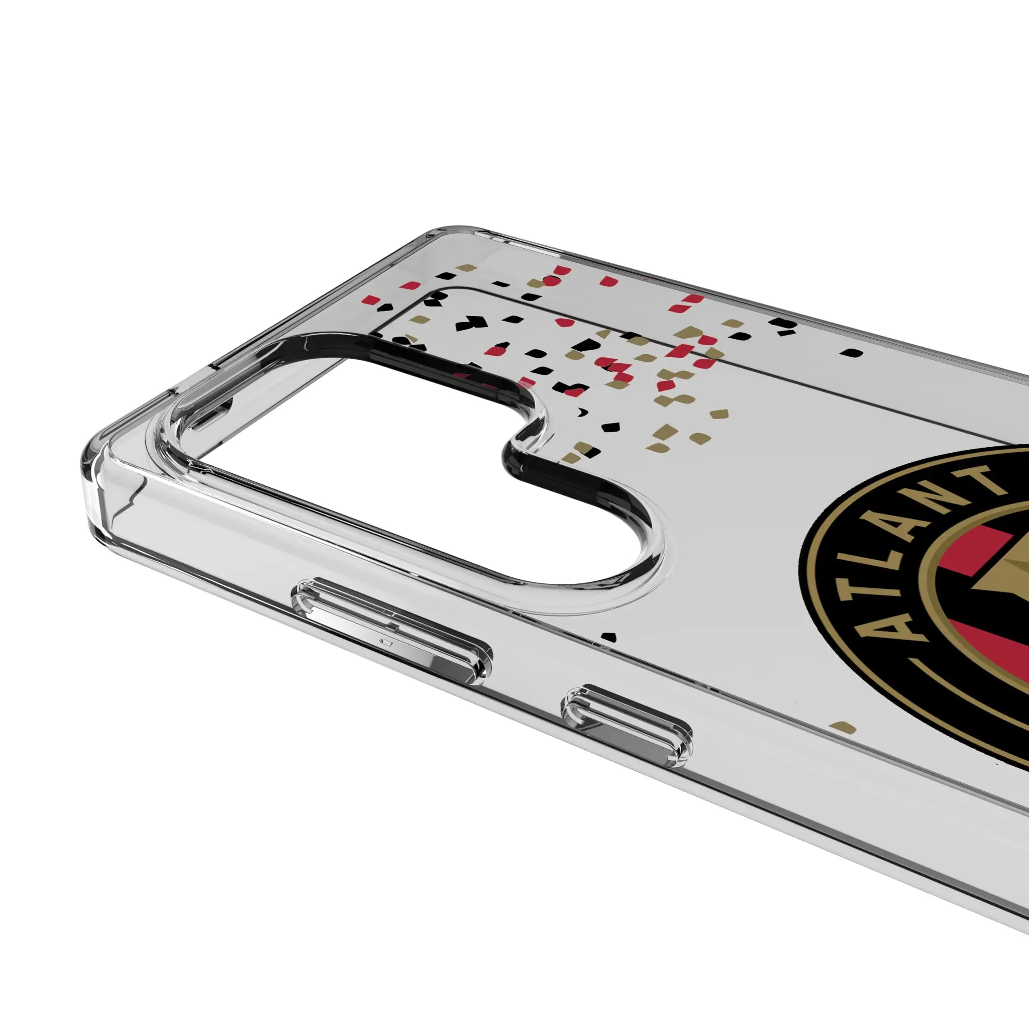 Atlanta United FC Confetti Galaxy Clear Phone Case for Samsung Galaxy - Detail#Device_Galaxy S25 Ultra