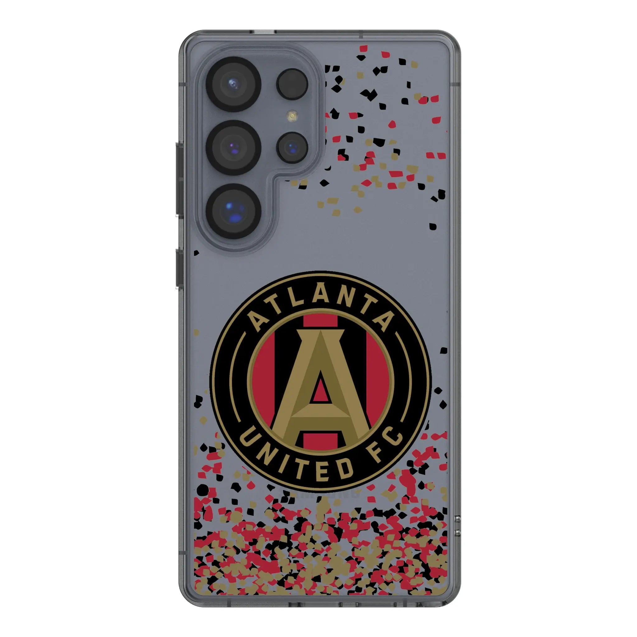 Atlanta United FC Confetti Galaxy Clear Phone Case for Samsung Galaxy#Device_Galaxy S25 Ultra