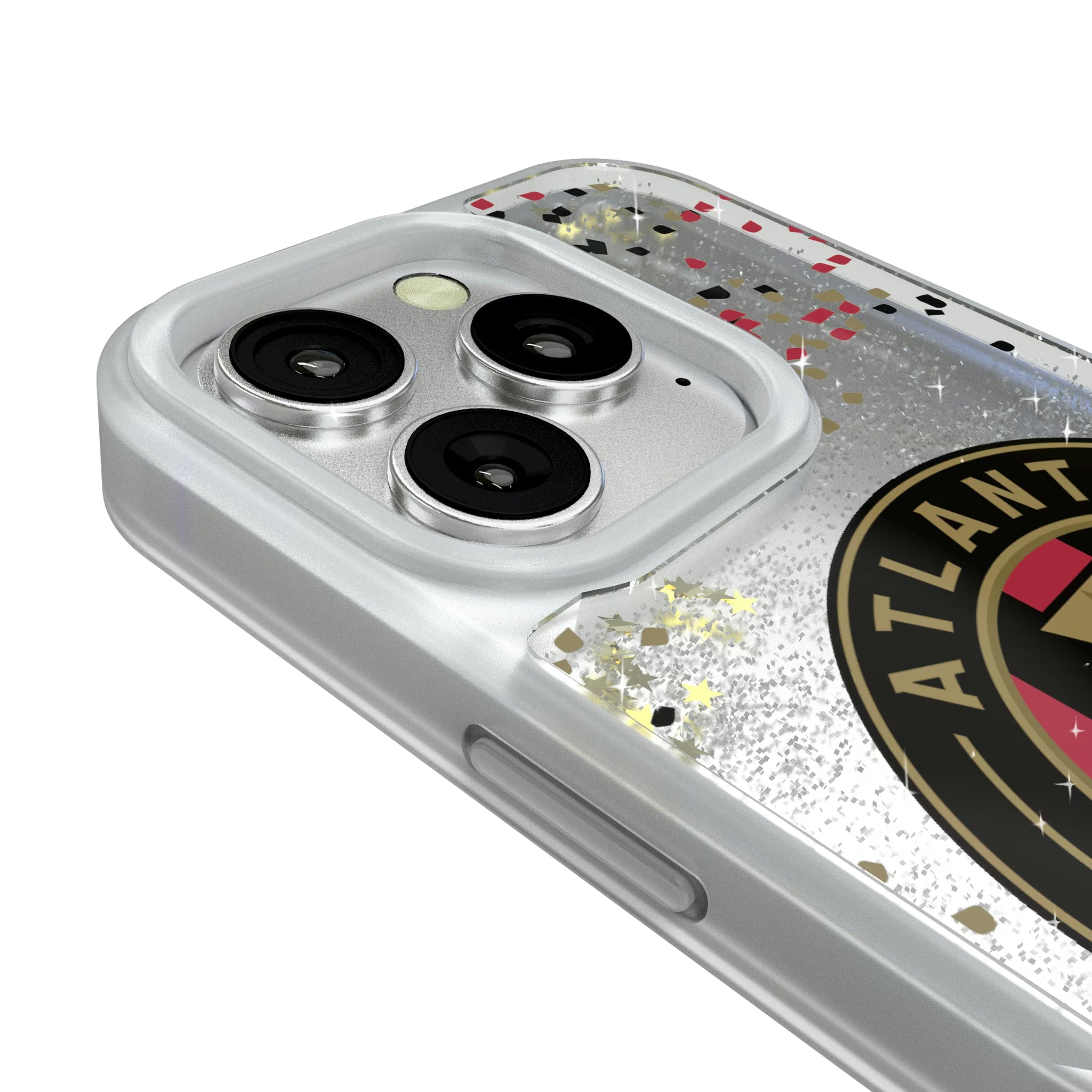 Atlanta United FC Confetti iPhone Glitter Phone Case for Apple iPhone - Detail#Device_iPhone 16 Pro