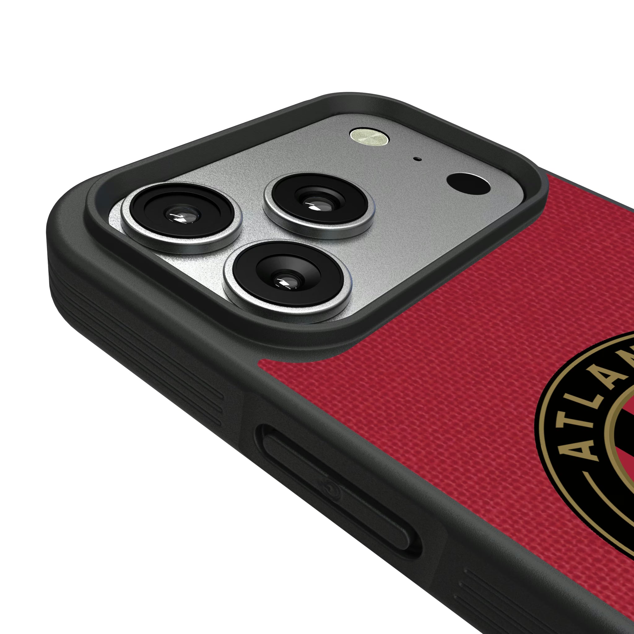 Atlanta United FC Diagonal Stripe iPhone Bump Phone Case for Apple iPhone - Detail#Device_iPhone 17 Pro