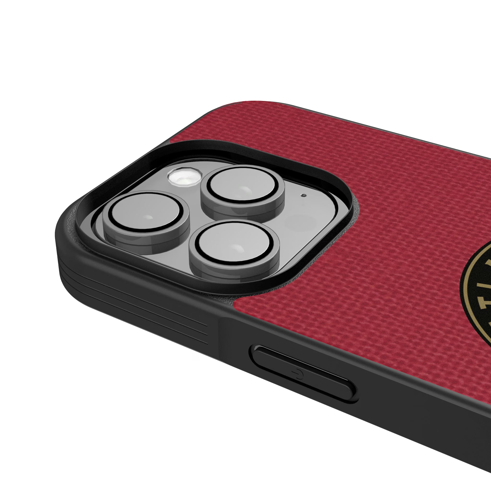 Atlanta United FC Diagonal Stripe iPhone Bump Phone Case for Apple iPhone - Detail