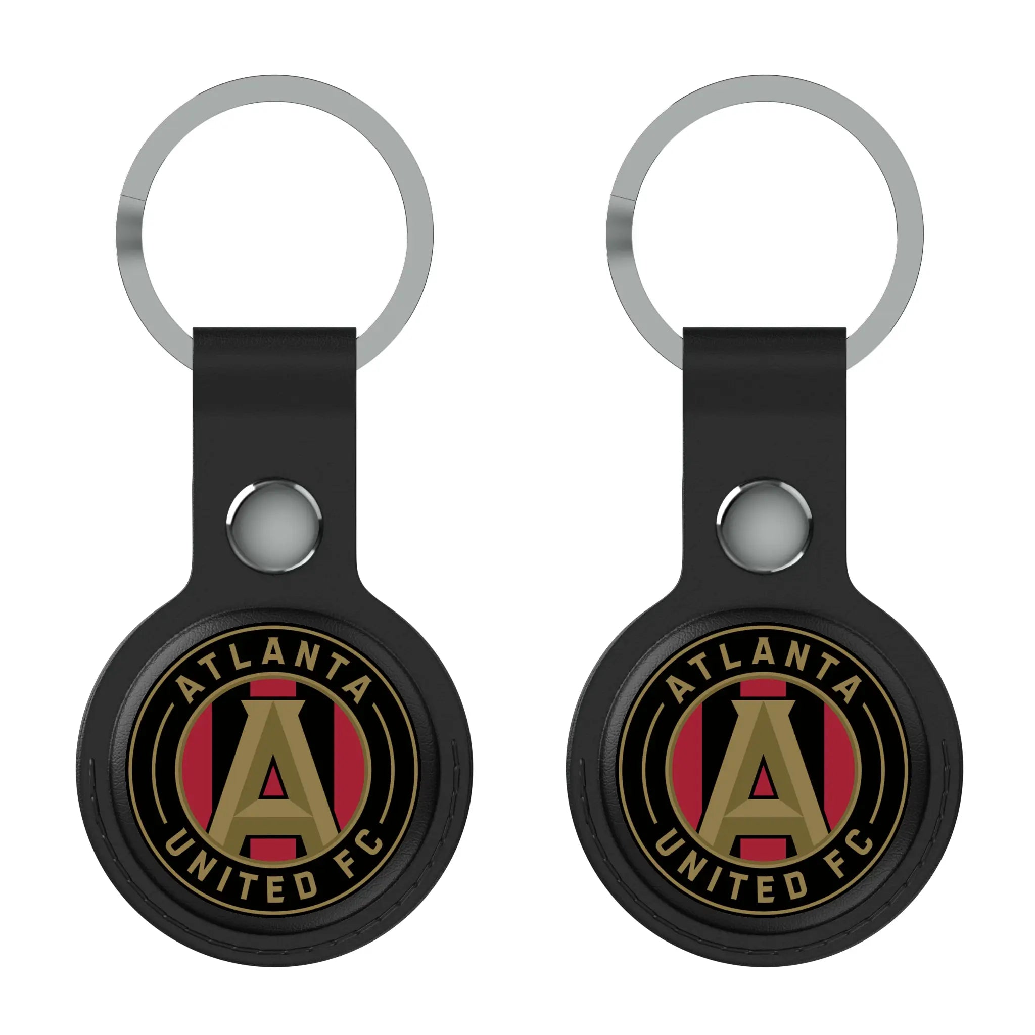 Atlanta United FC Insignia AirTag Black Airtag Holder 2-Pack