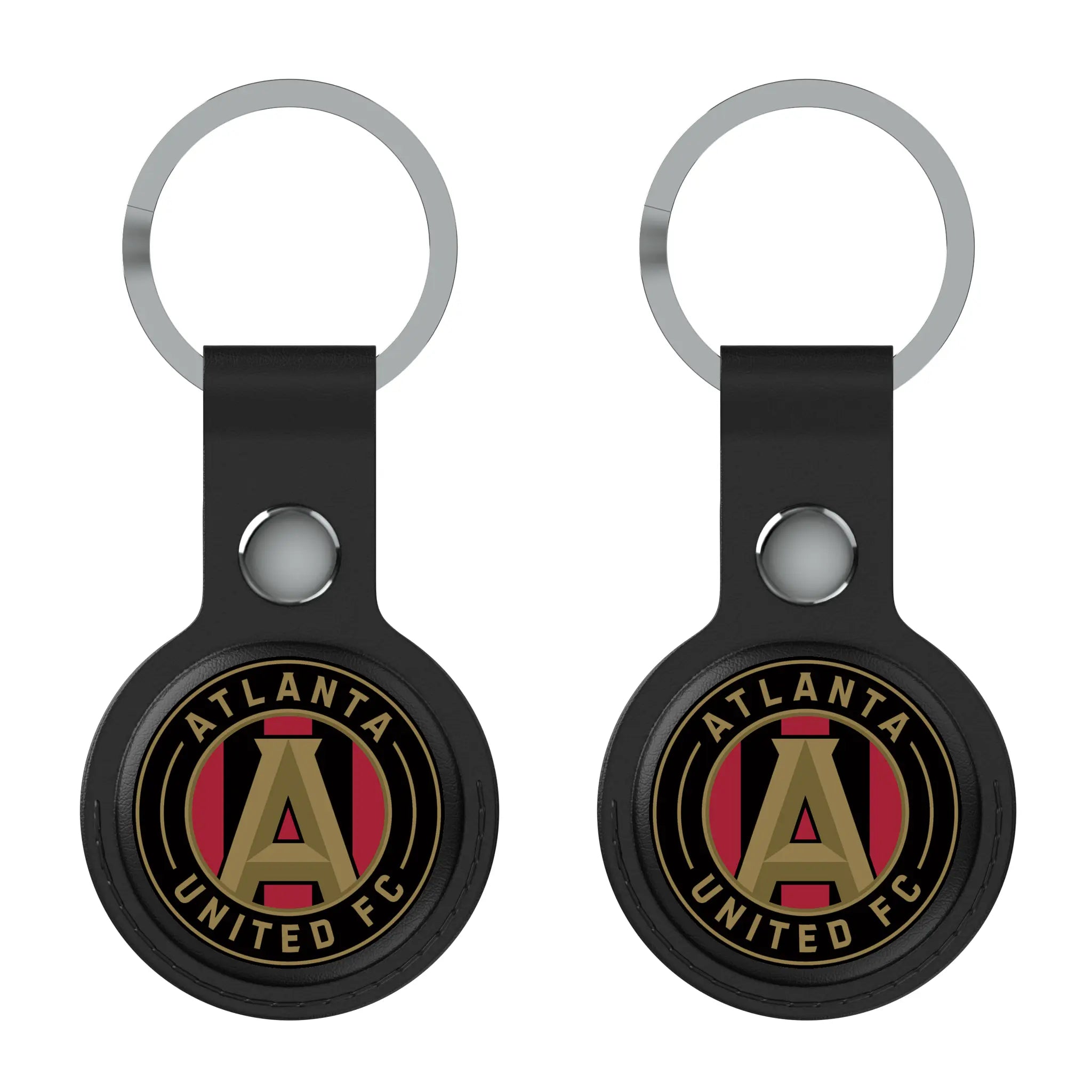 Atlanta United FC Insignia AirTag Black Airtag Holder 2-Pack