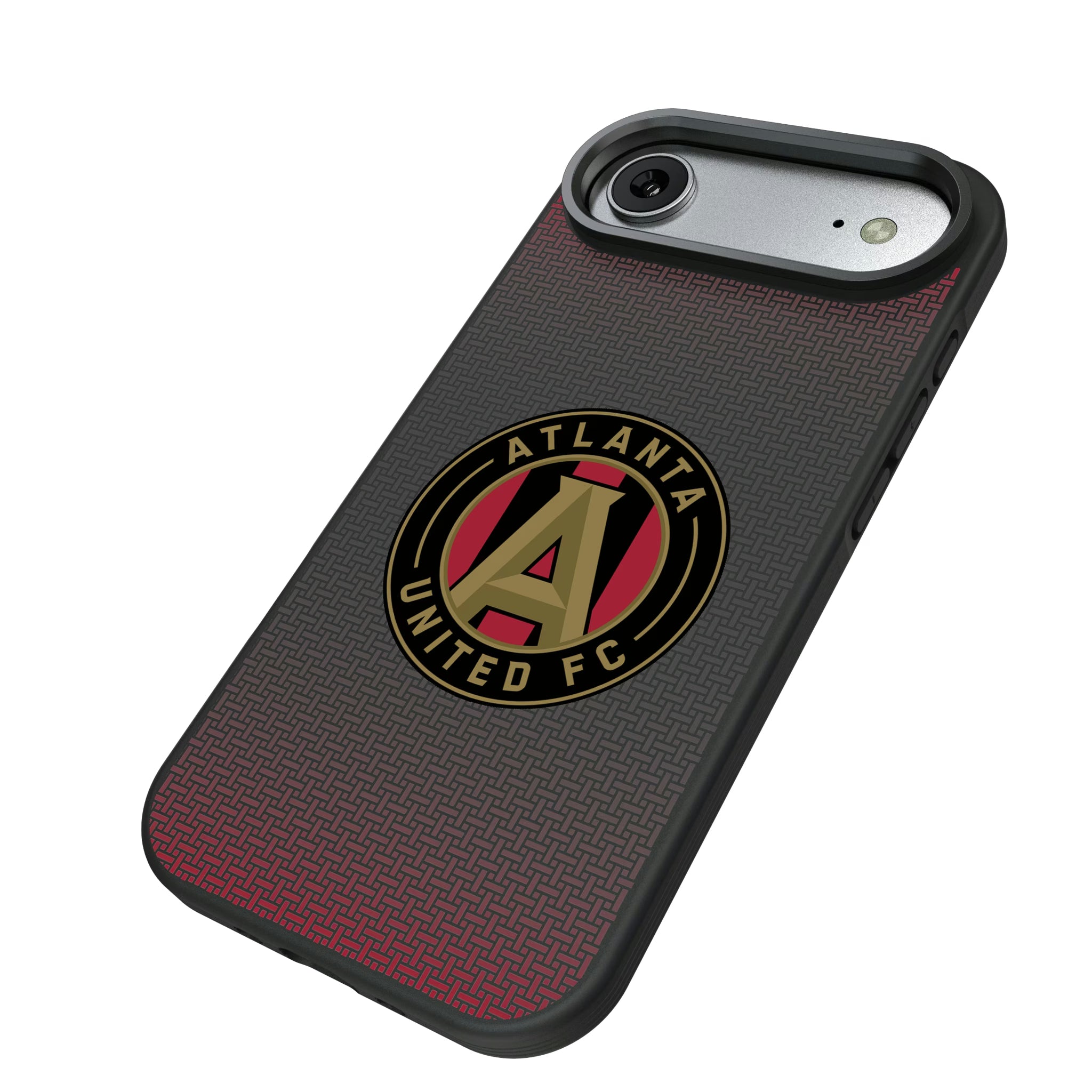 Atlanta United FC Linen iPhone Bump Phone Case for Apple iPhone - Isometric View#Device_iPhone Air