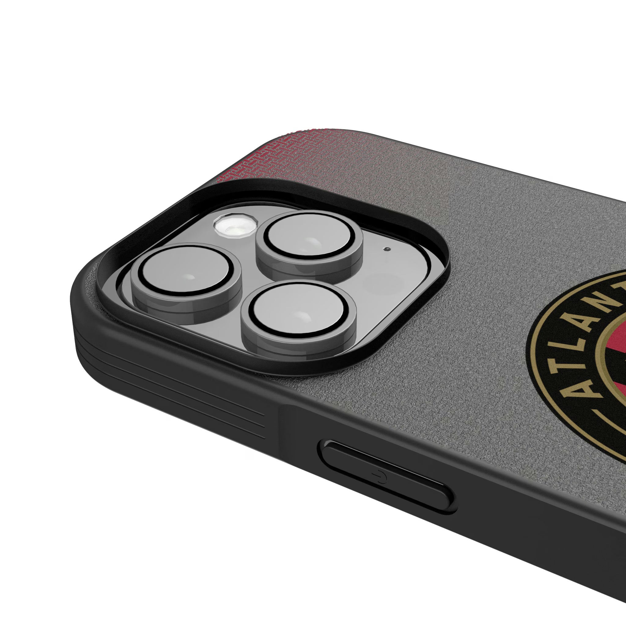 Atlanta United FC Linen iPhone Bump Phone Case for Apple iPhone - Detail