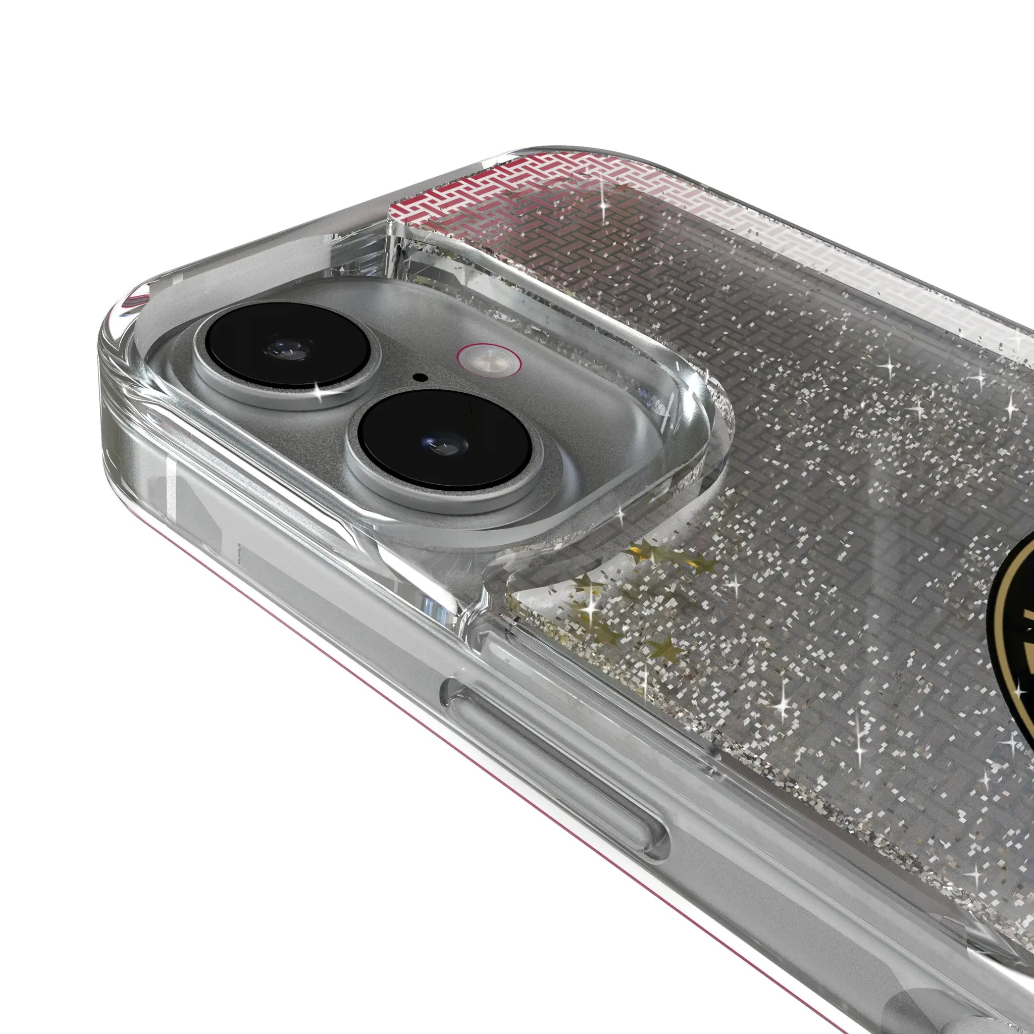 Atlanta United FC Linen iPhone Glitter Phone Case for Apple iPhone - Detail