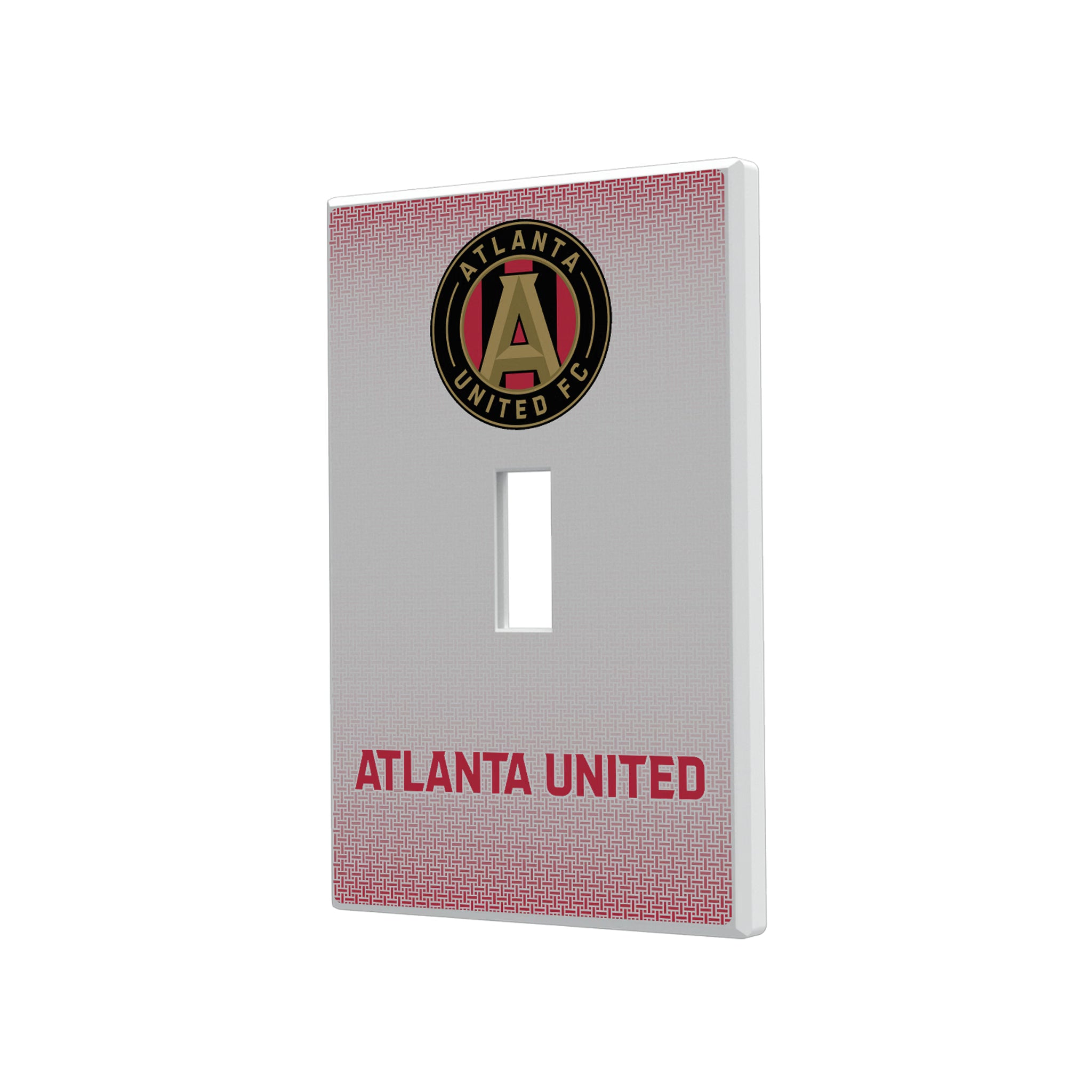 Atlanta United FC Linen Hidden-Screw Light Switch Plate#Style_Single Toggle