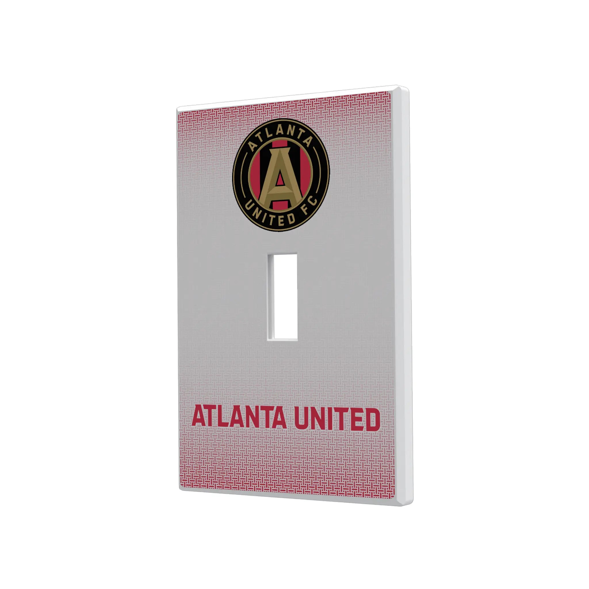 Atlanta United FC Linen Hidden-Screw Light Switch Plate#Style_Single Toggle