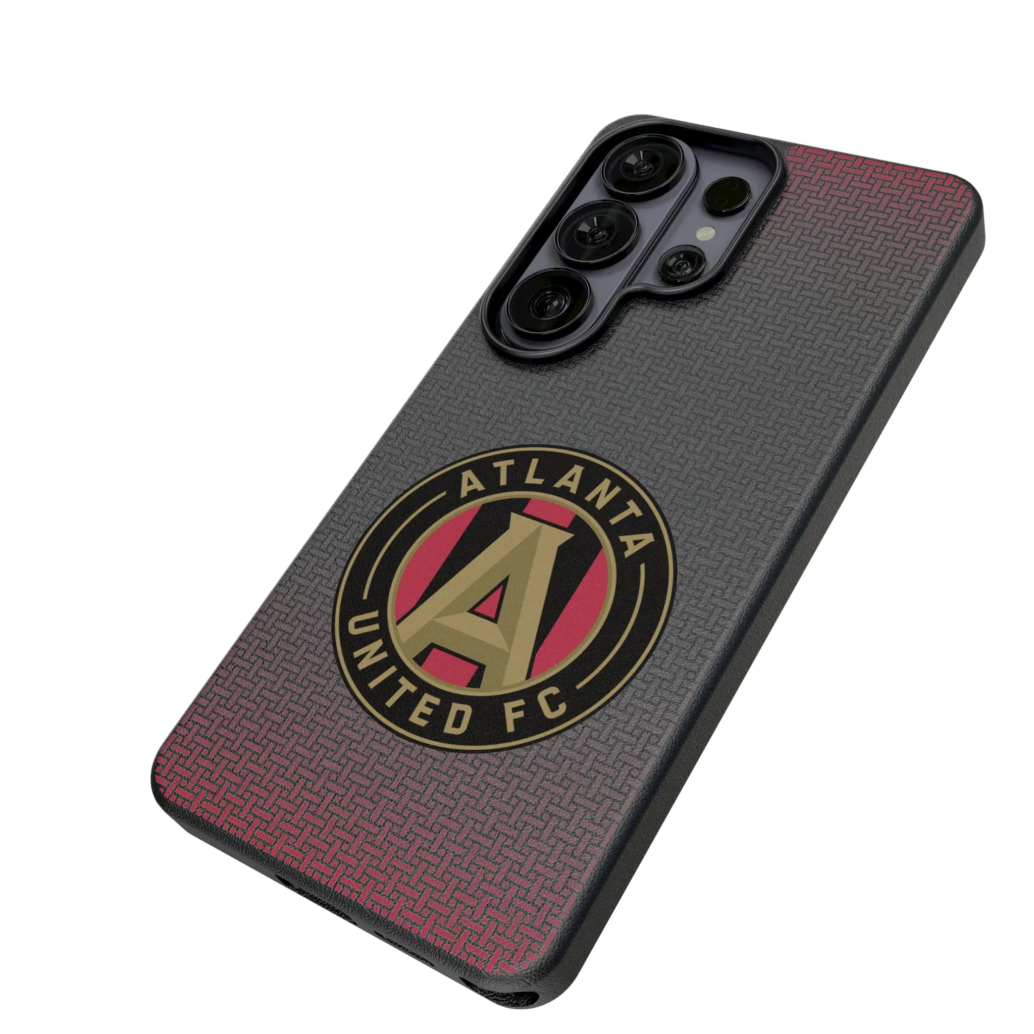 Atlanta United FC Linen Galaxy MagSafe Compatible Phone Case for Samsung Galaxy - Isometric View#Device_Galaxy S26 Ultra
