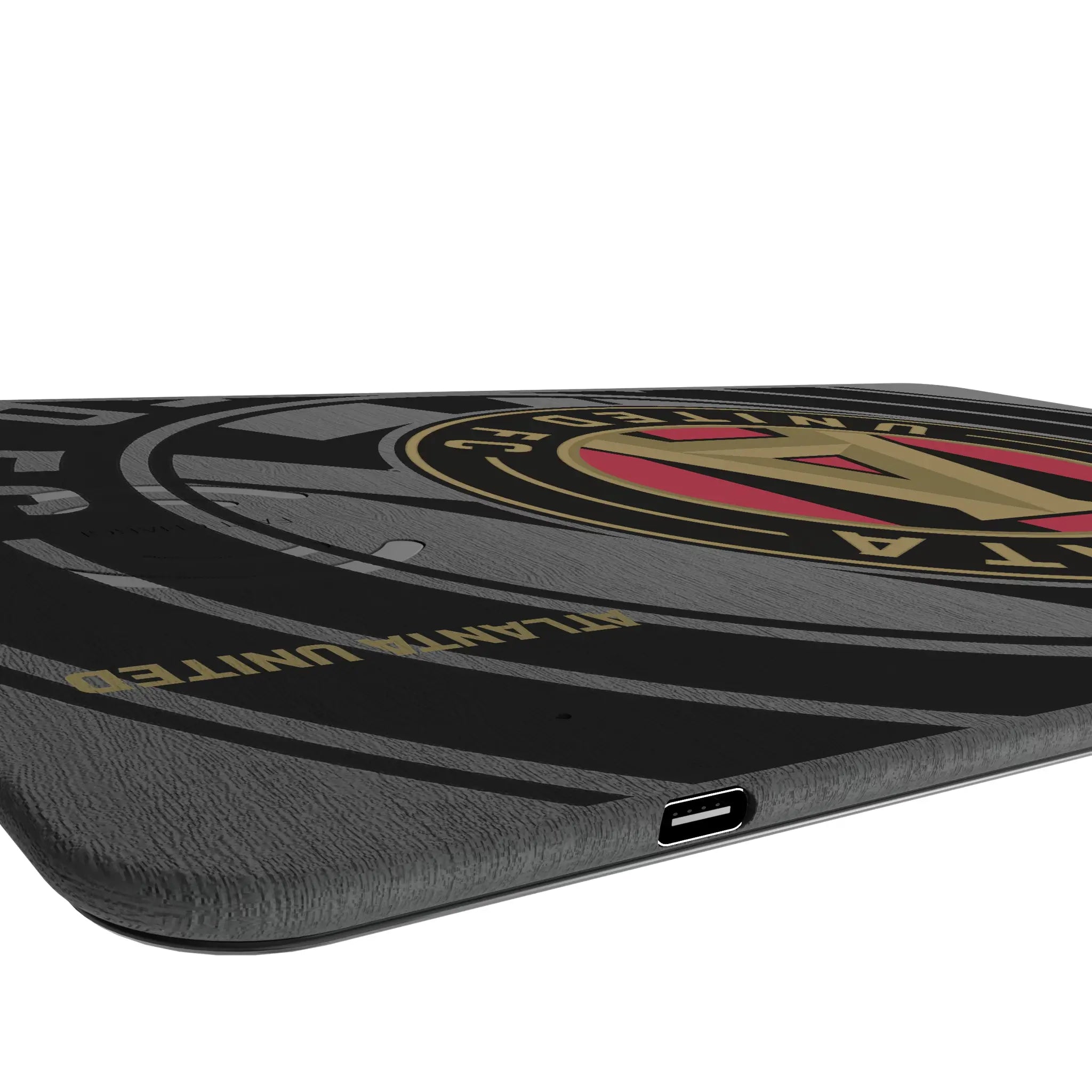 Atlanta United FC Monocolor Tilt 15-Watt Wireless Charger and Mouse Pad