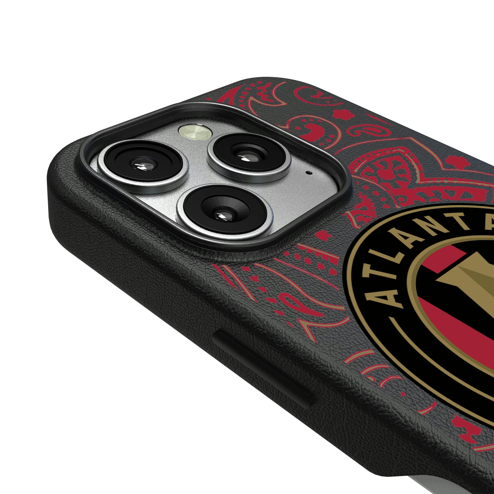 Atlanta United FC Paisley iPhone MagSafe Compatible Phone Case for Apple iPhone - Detail