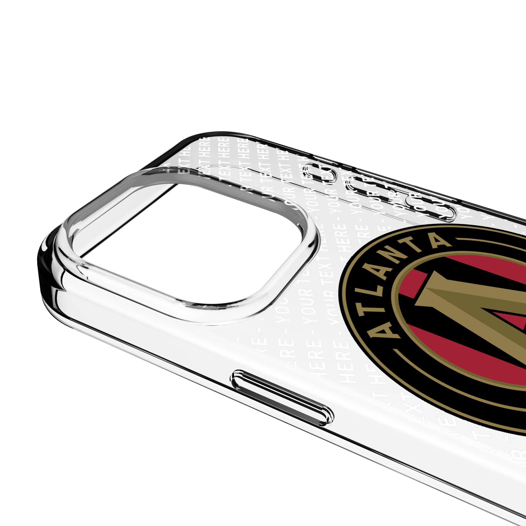 Atlanta United FC Personalized EndZone Plus iPhone Clear Phone Case for Apple iPhone - Detail