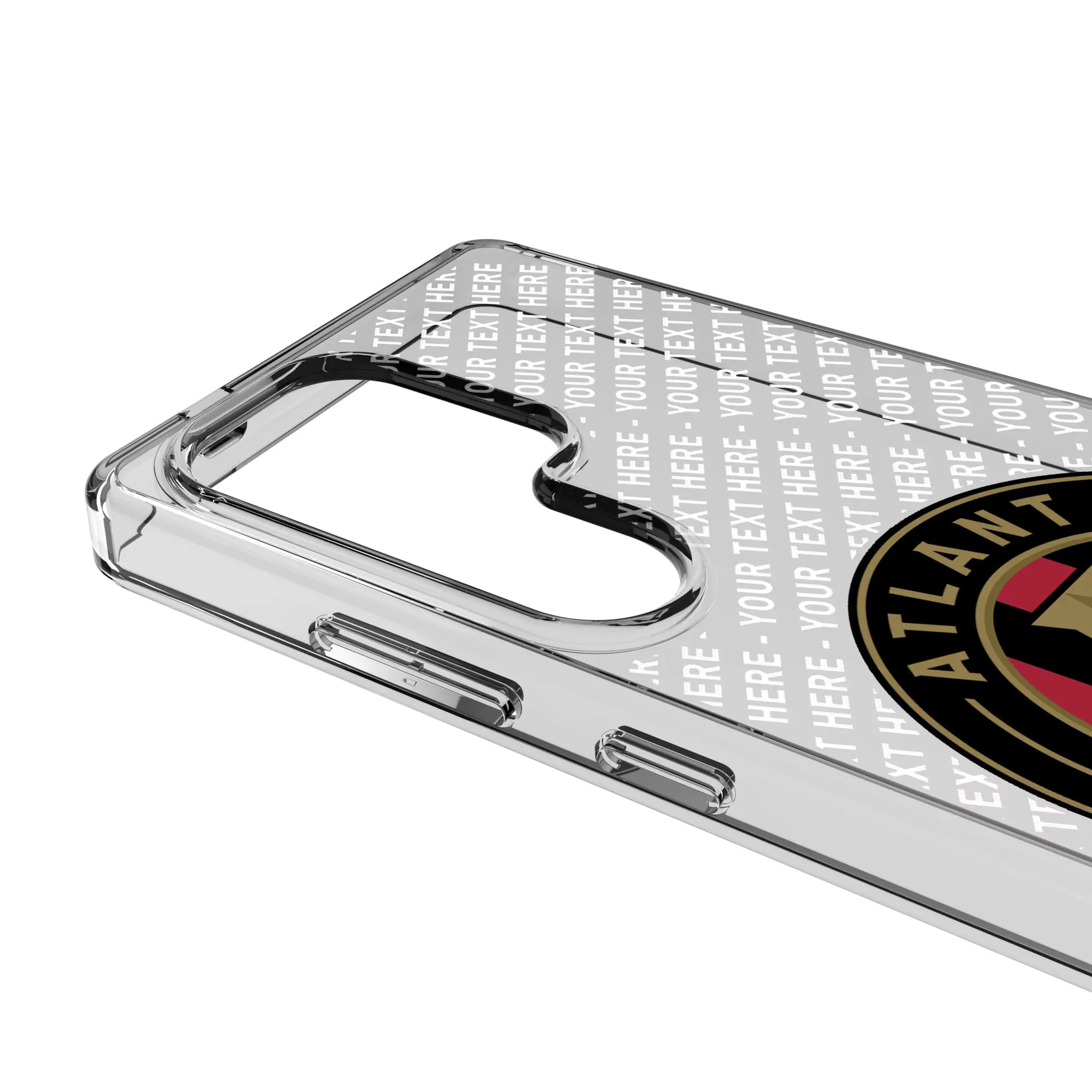 Atlanta United FC Personalized EndZone Plus Galaxy Clear Phone Case for Samsung Galaxy - Detail