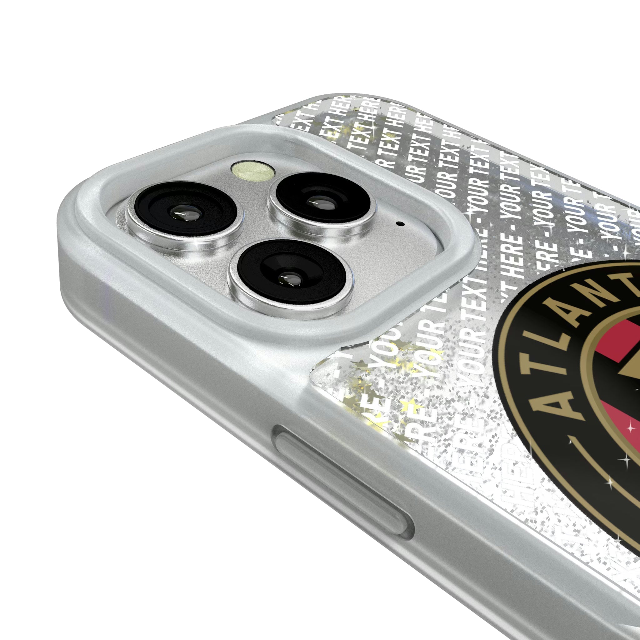 Atlanta United FC Personalized EndZone Plus iPhone Glitter Phone Case for Apple iPhone - Detail#Device_iPhone 16 Pro
