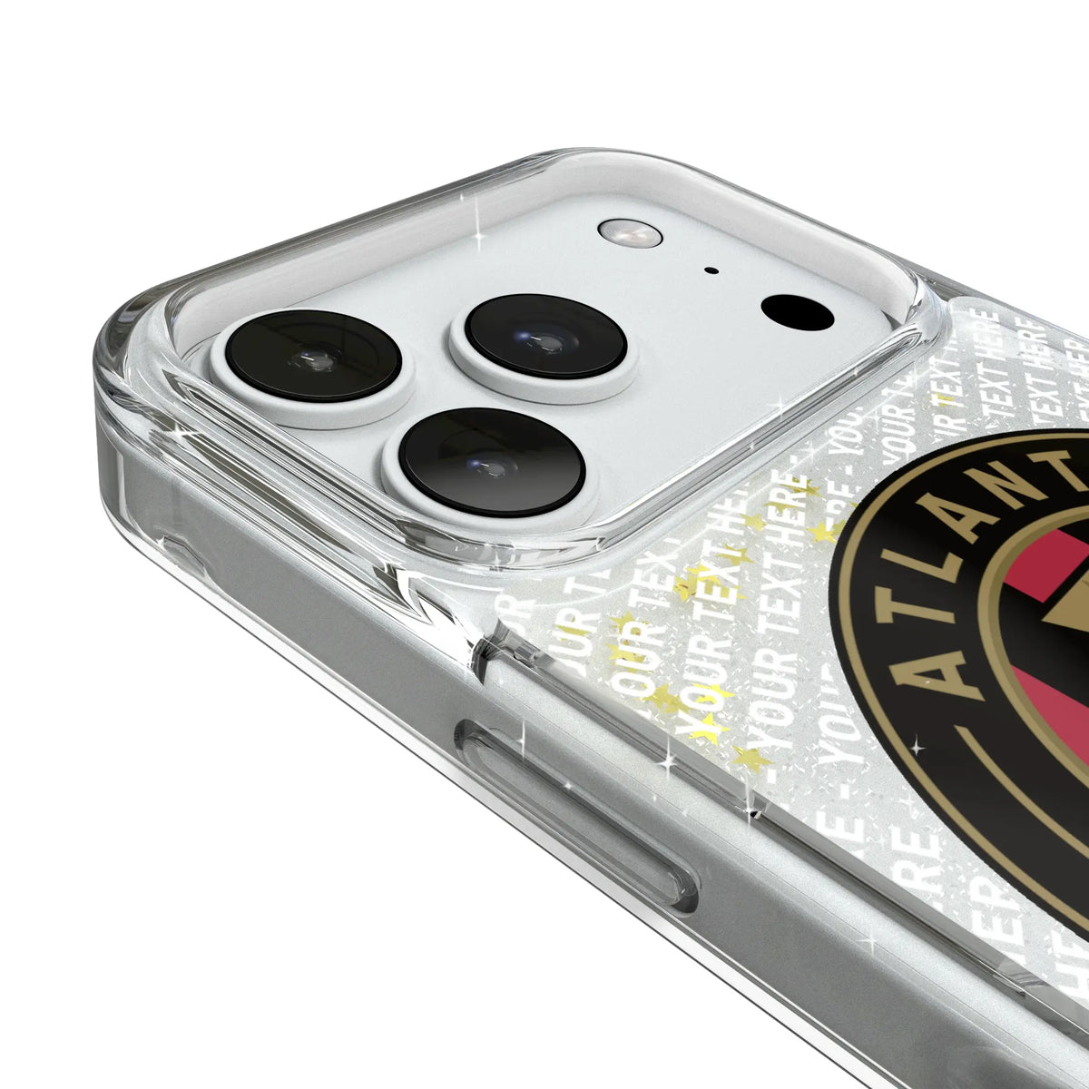 Atlanta United FC Personalized EndZone Plus iPhone Glitter Phone Case for Apple iPhone - Detail#Device_iPhone 18 Pro
