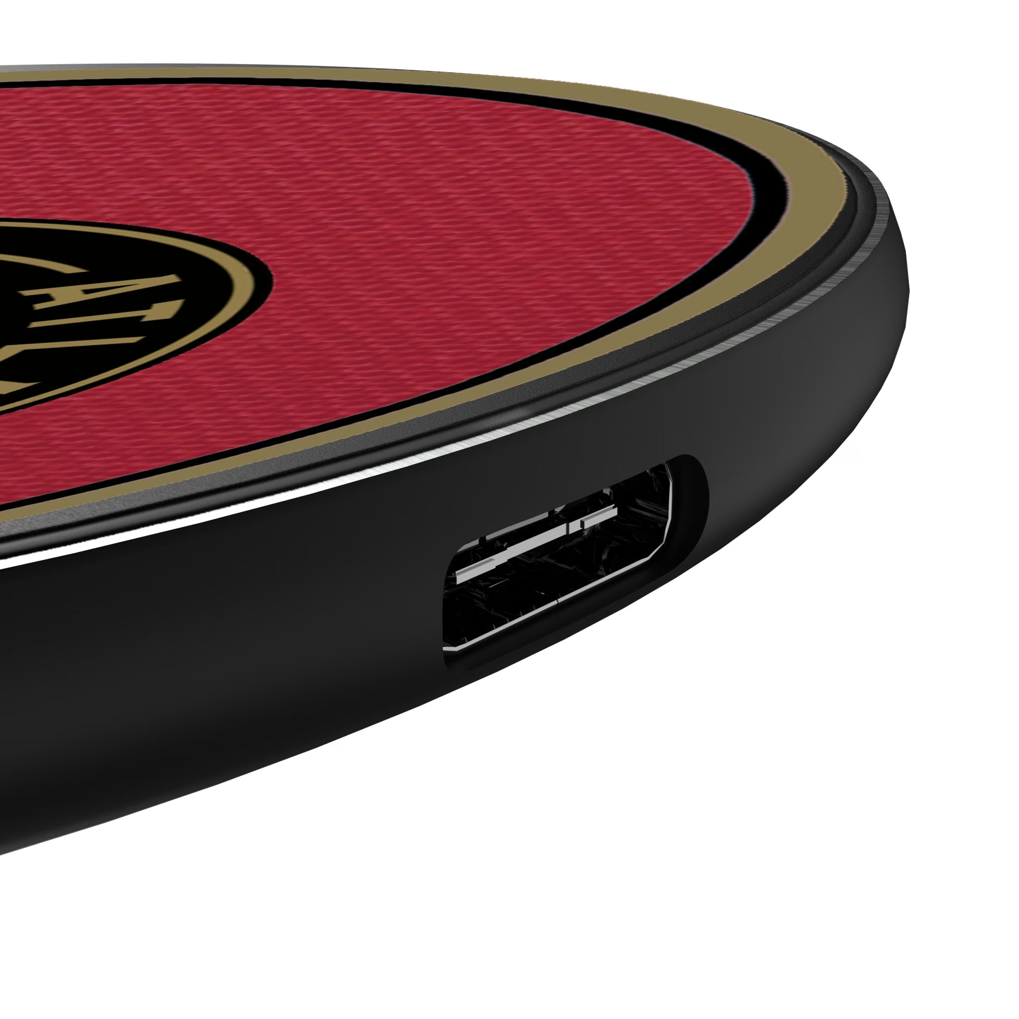 Atlanta United FC Personalized Endzone Solid 15-Watt Wireless Charger - Detail