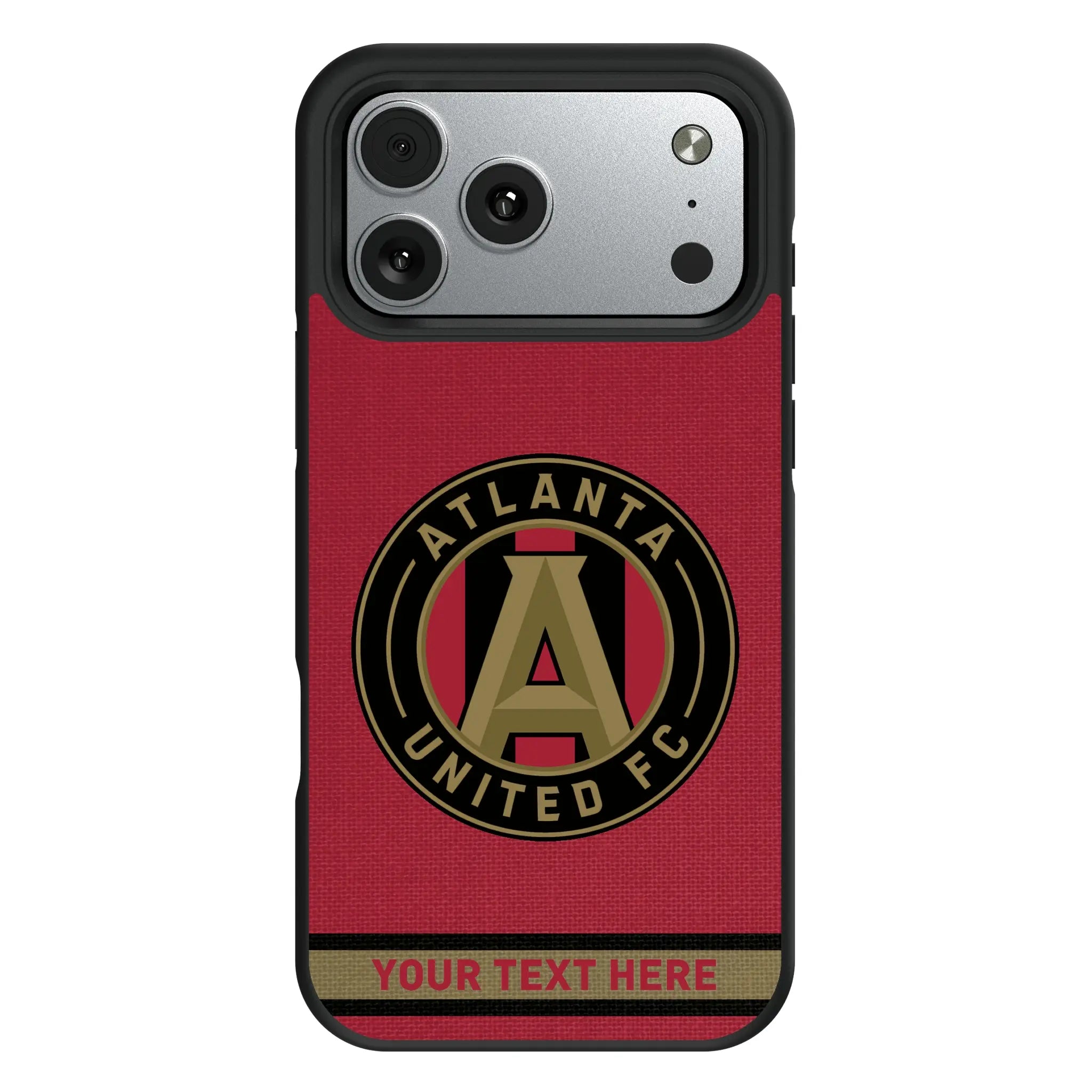 Atlanta United FC Personalized Stripe iPhone Bump Phone Case for Apple iPhone#Device_iPhone 17 Pro Max