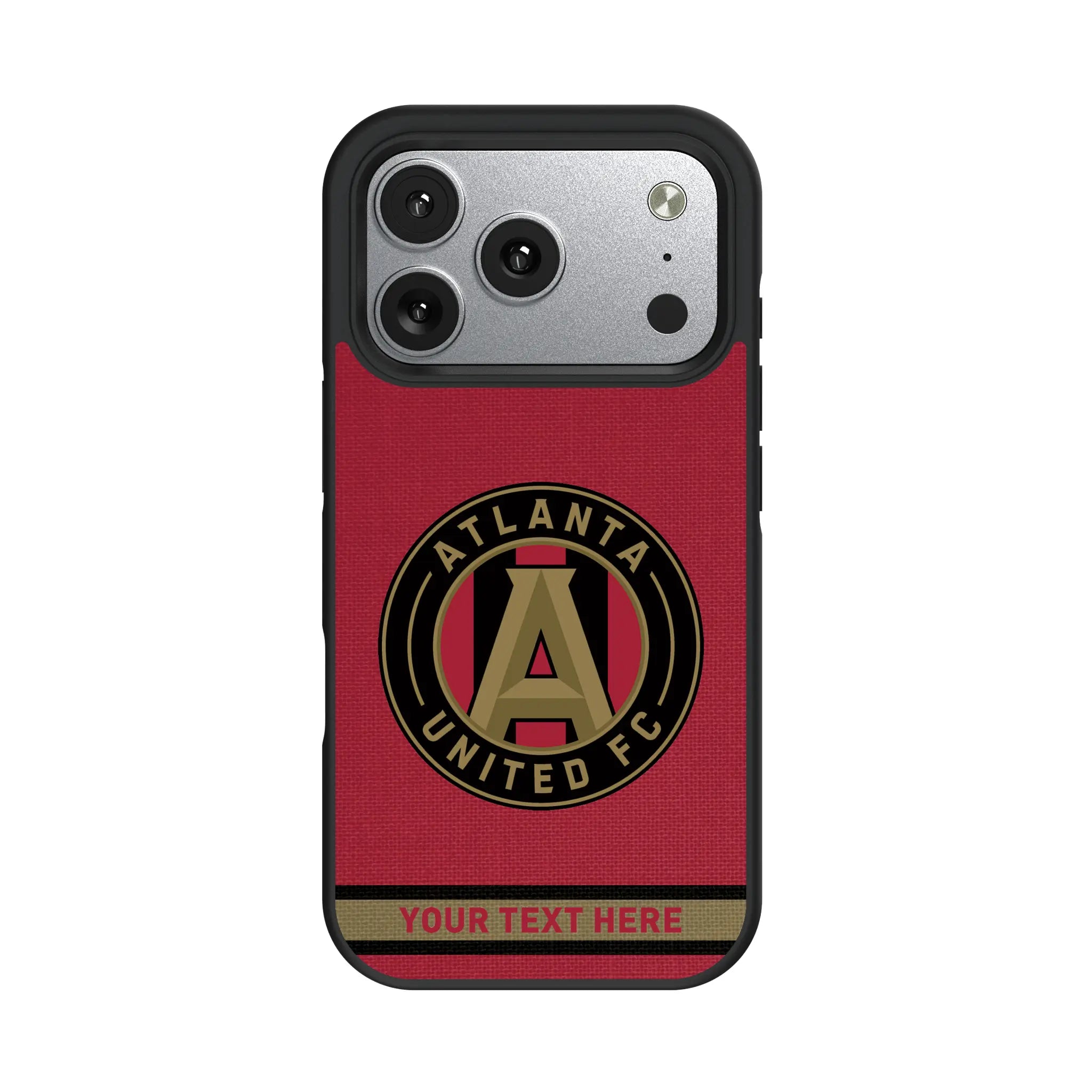Atlanta United FC Personalized Stripe iPhone Bump Phone Case for Apple iPhone#Device_iPhone 17 Pro