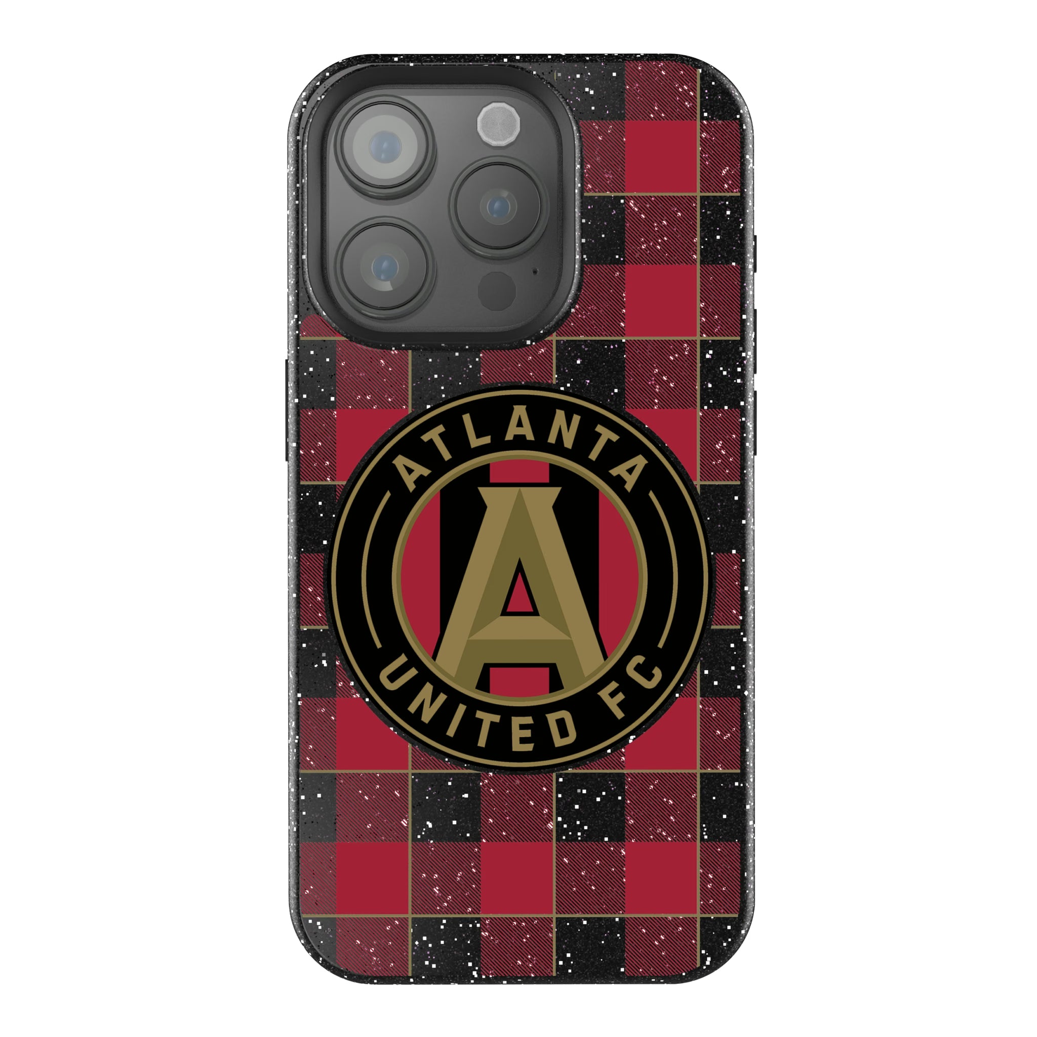 Atlanta United FC Plaid iPhone Bling Phone Case for Apple iPhone