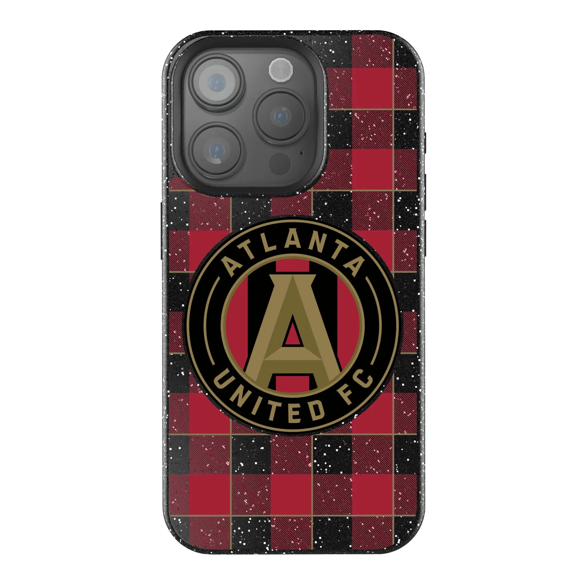 Atlanta United FC Plaid iPhone Bling Phone Case for Apple iPhone