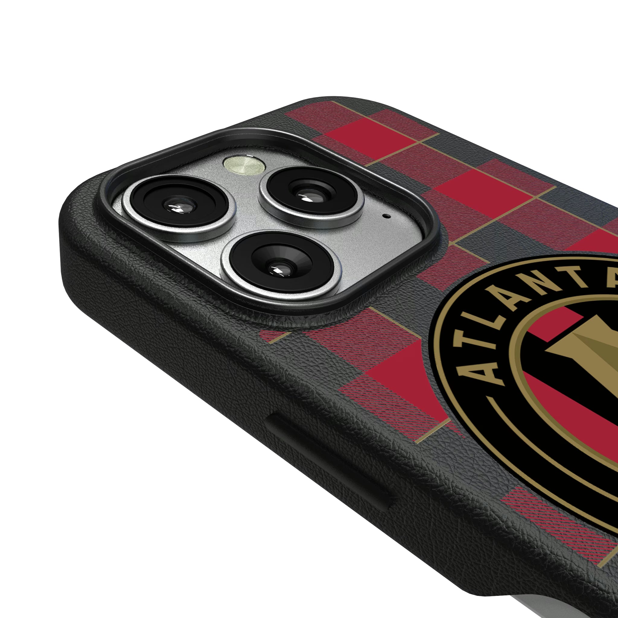 Atlanta United FC Plaid iPhone MagSafe Compatible Phone Case for Apple iPhone - Detail