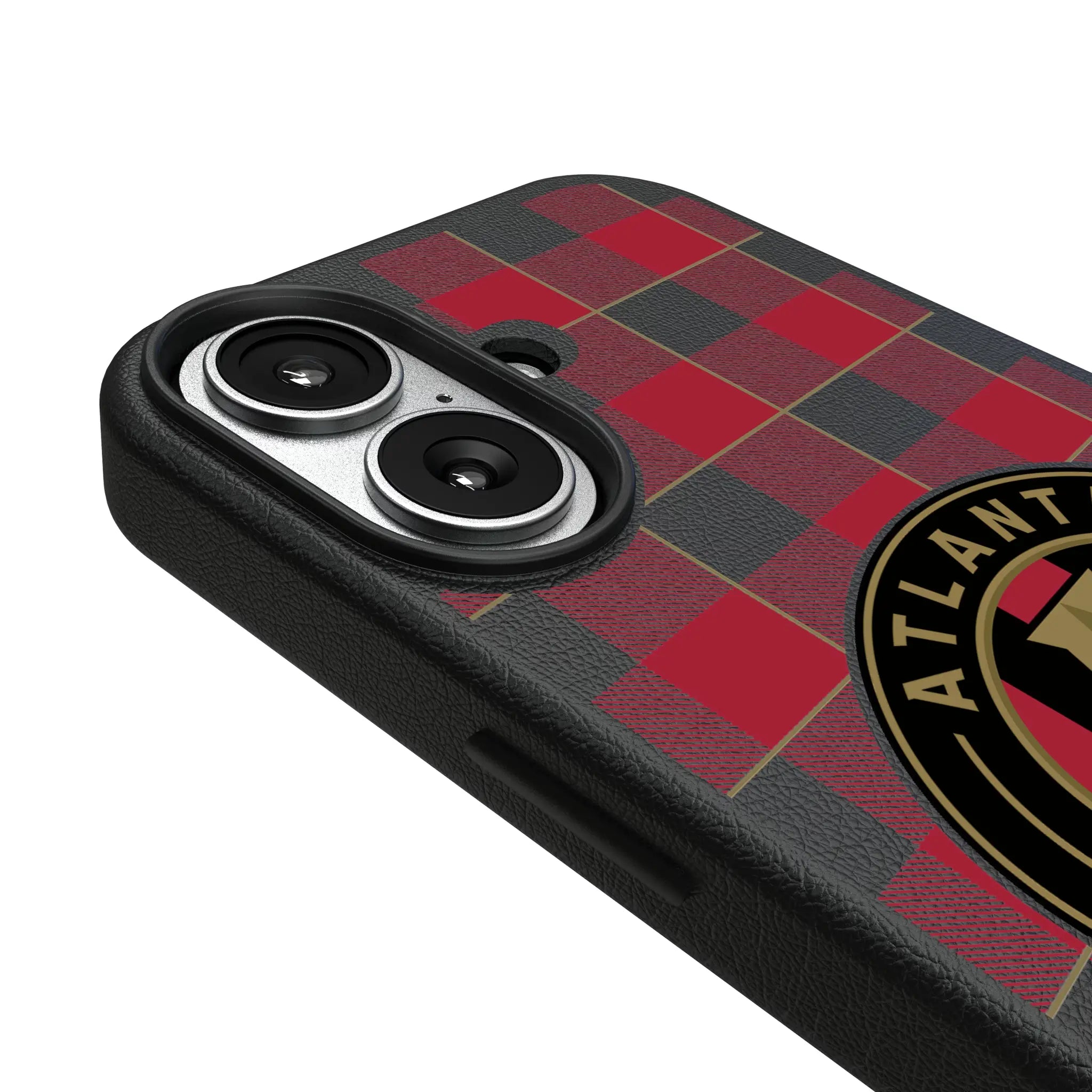 Atlanta United FC Plaid iPhone MagSafe Compatible Phone Case for Apple iPhone - Detail#Device_iPhone 17