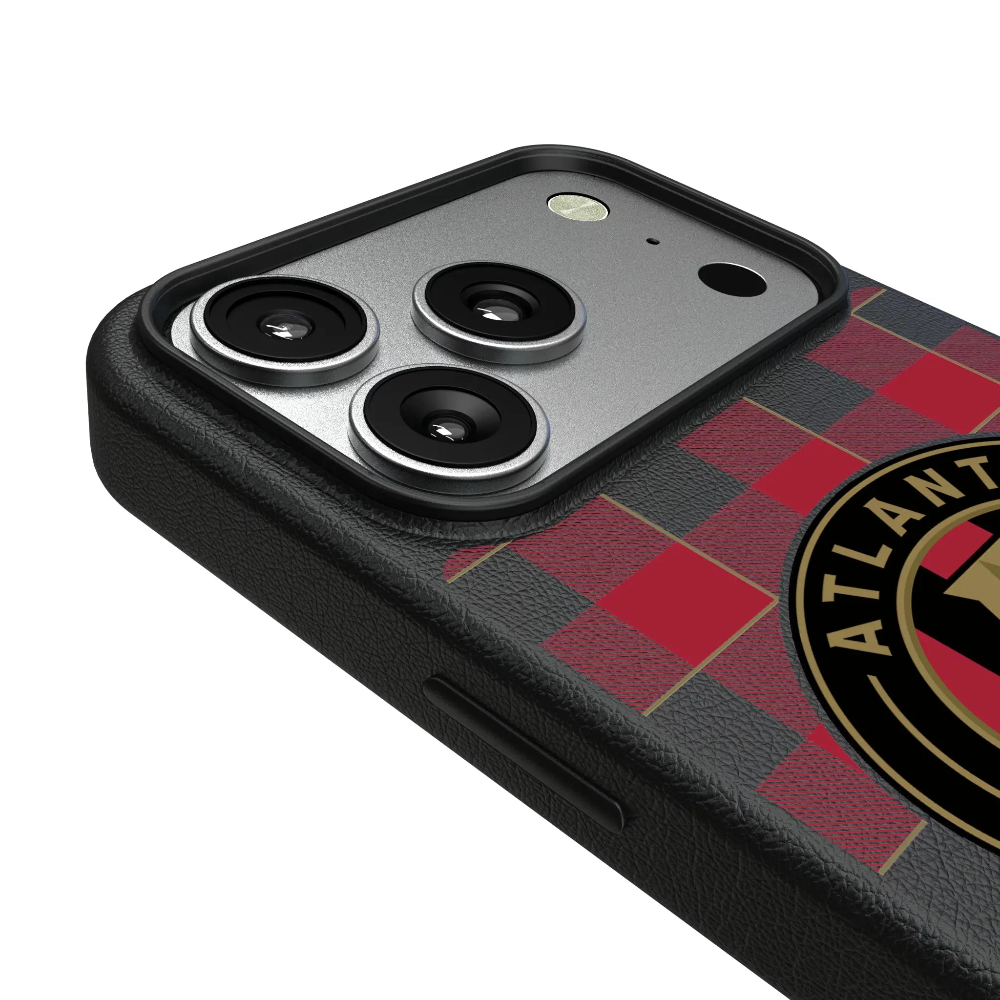 Atlanta United FC Plaid iPhone MagSafe Compatible Phone Case for Apple iPhone - Detail#Device_iPhone 17 Pro