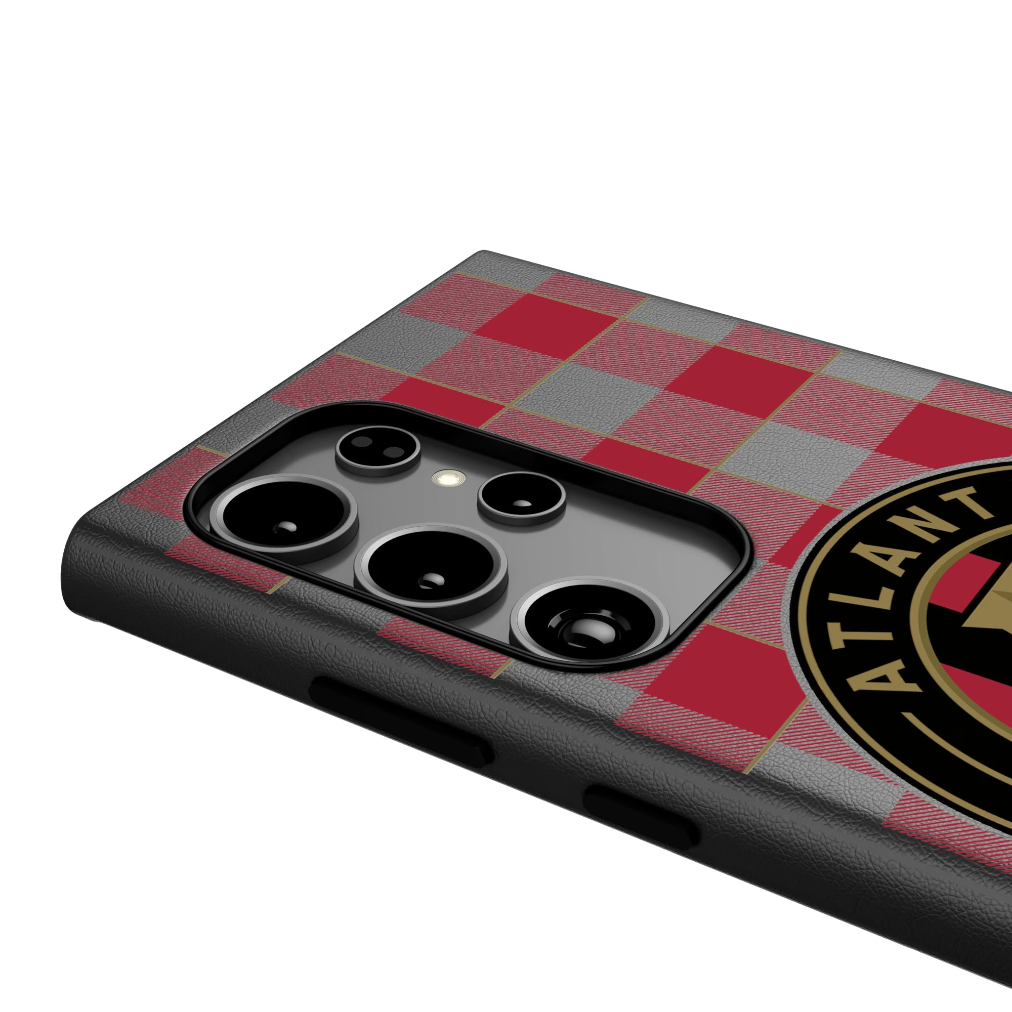 Atlanta United FC Plaid Galaxy MagSafe Compatible Phone Case for Samsung Galaxy - Detail